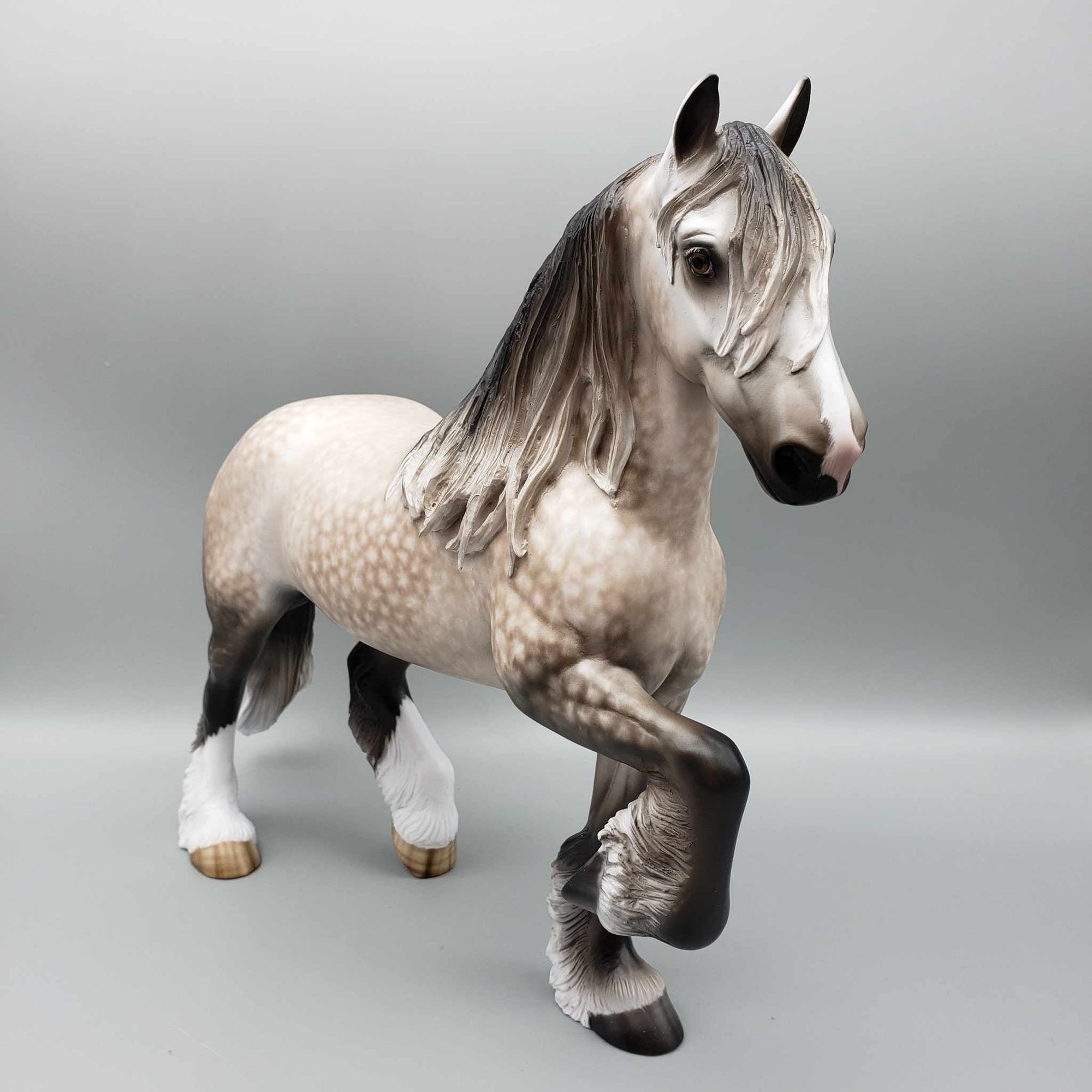 Schwepps OOAK Dapple Grey Trotting Drafter by Sheryl Leisure Best Offers 9/18/23