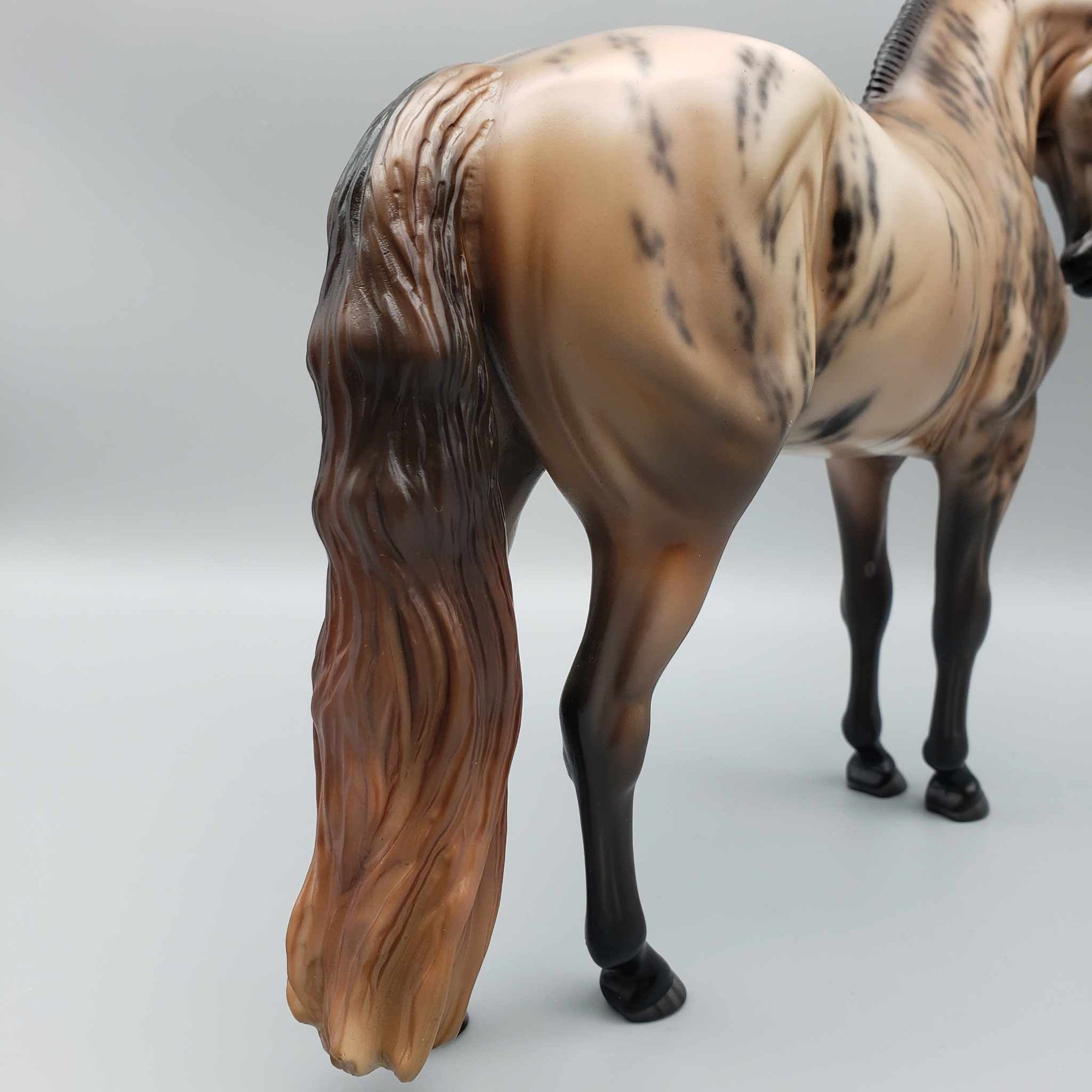 Tarrasque OOAK Skewed Dun/Brindle Andalusian By Jess Hamill  Best Offers 9/18/23