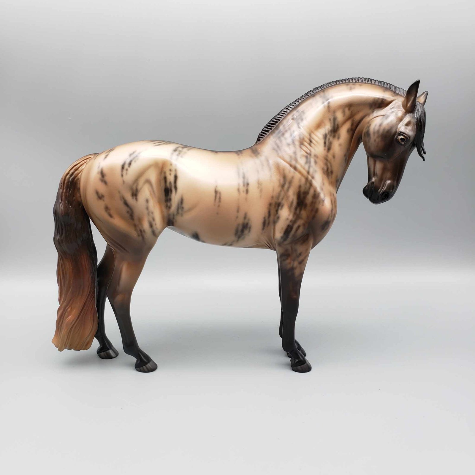 Tarrasque OOAK Skewed Dun/Brindle Andalusian By Jess Hamill  Best Offers 9/18/23