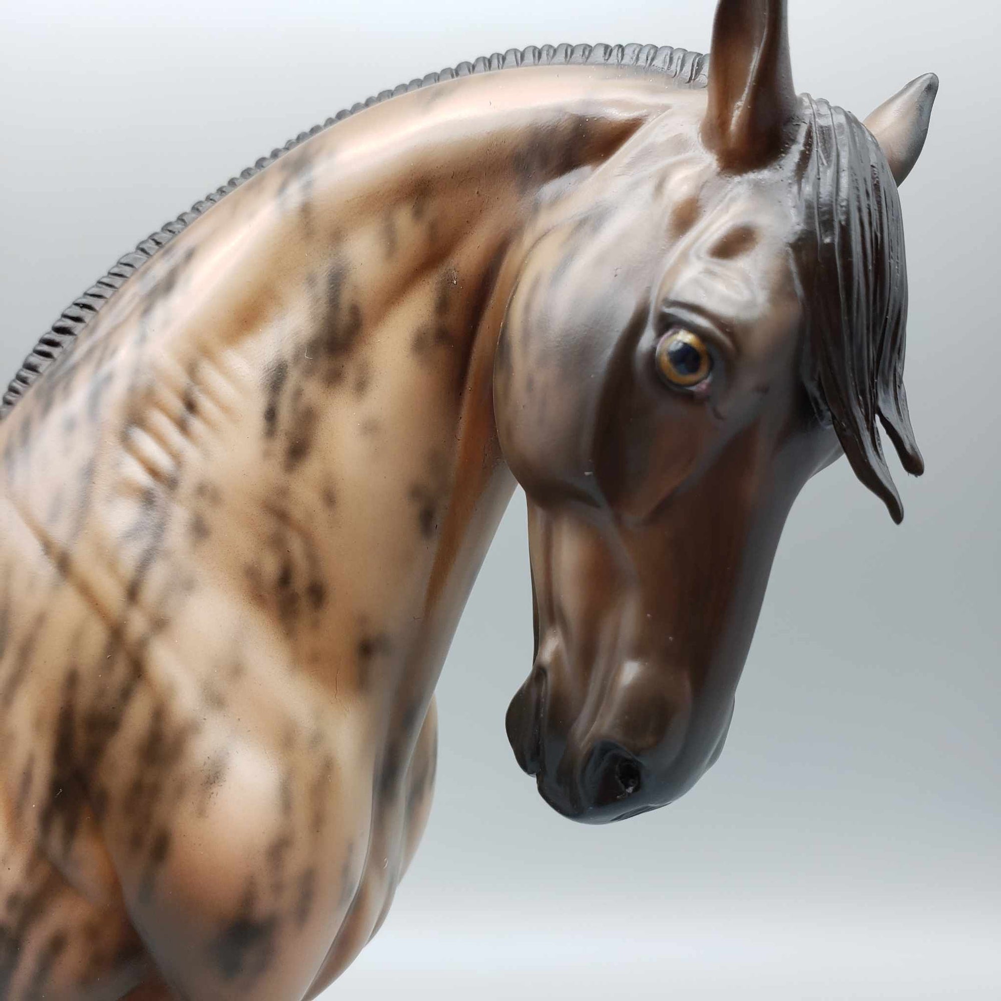 Tarrasque OOAK Skewed Dun/Brindle Andalusian By Jess Hamill  Best Offers 9/18/23