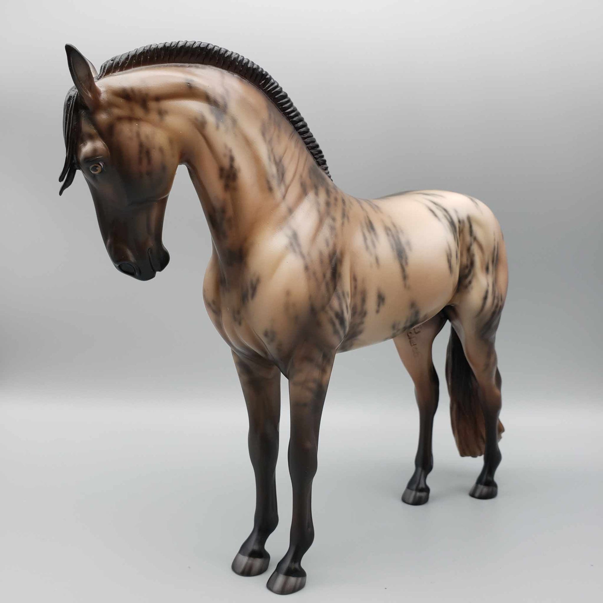 Tarrasque OOAK Skewed Dun/Brindle Andalusian By Jess Hamill  Best Offers 9/18/23