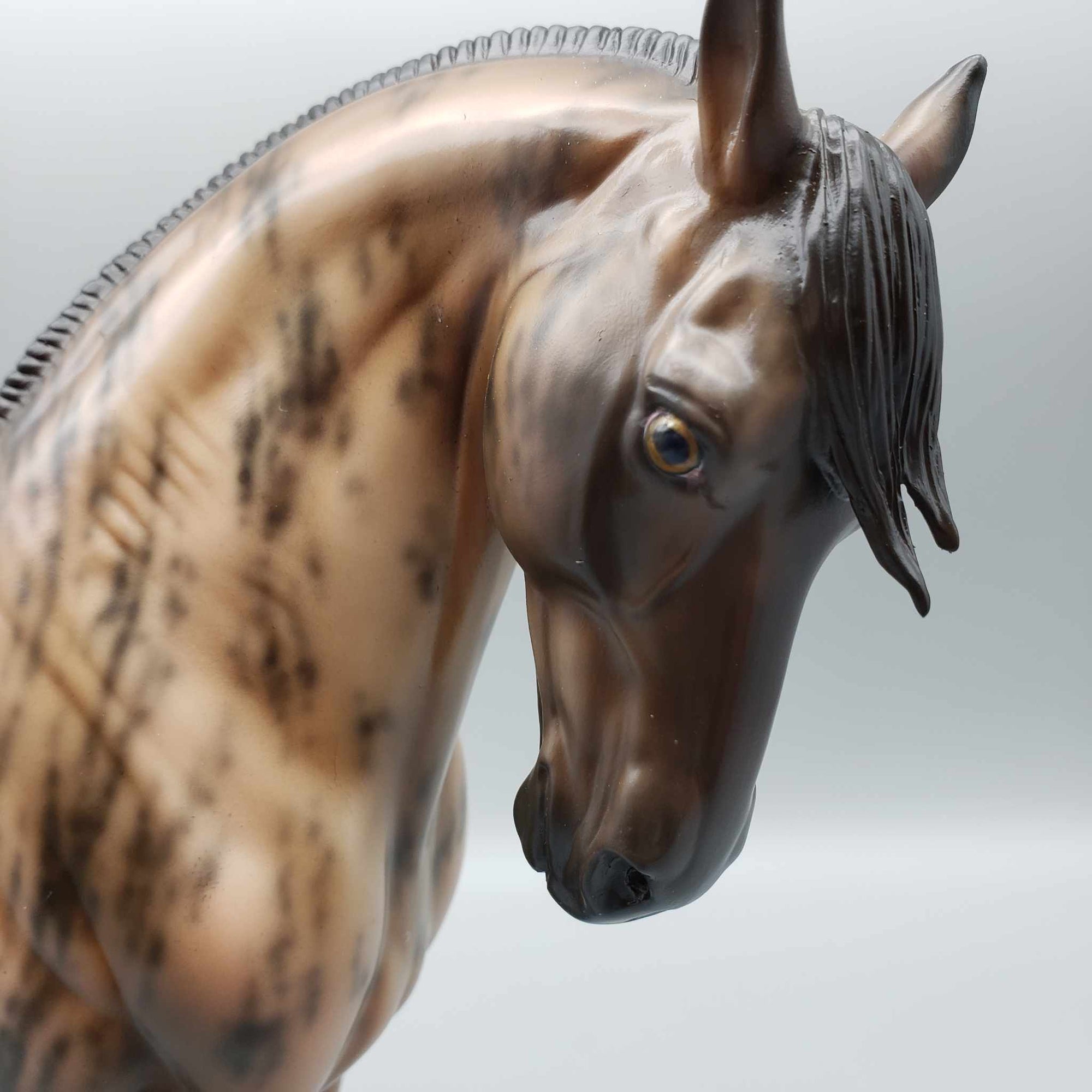 Tarrasque OOAK Skewed Dun/Brindle Andalusian By Jess Hamill  Best Offers 9/18/23