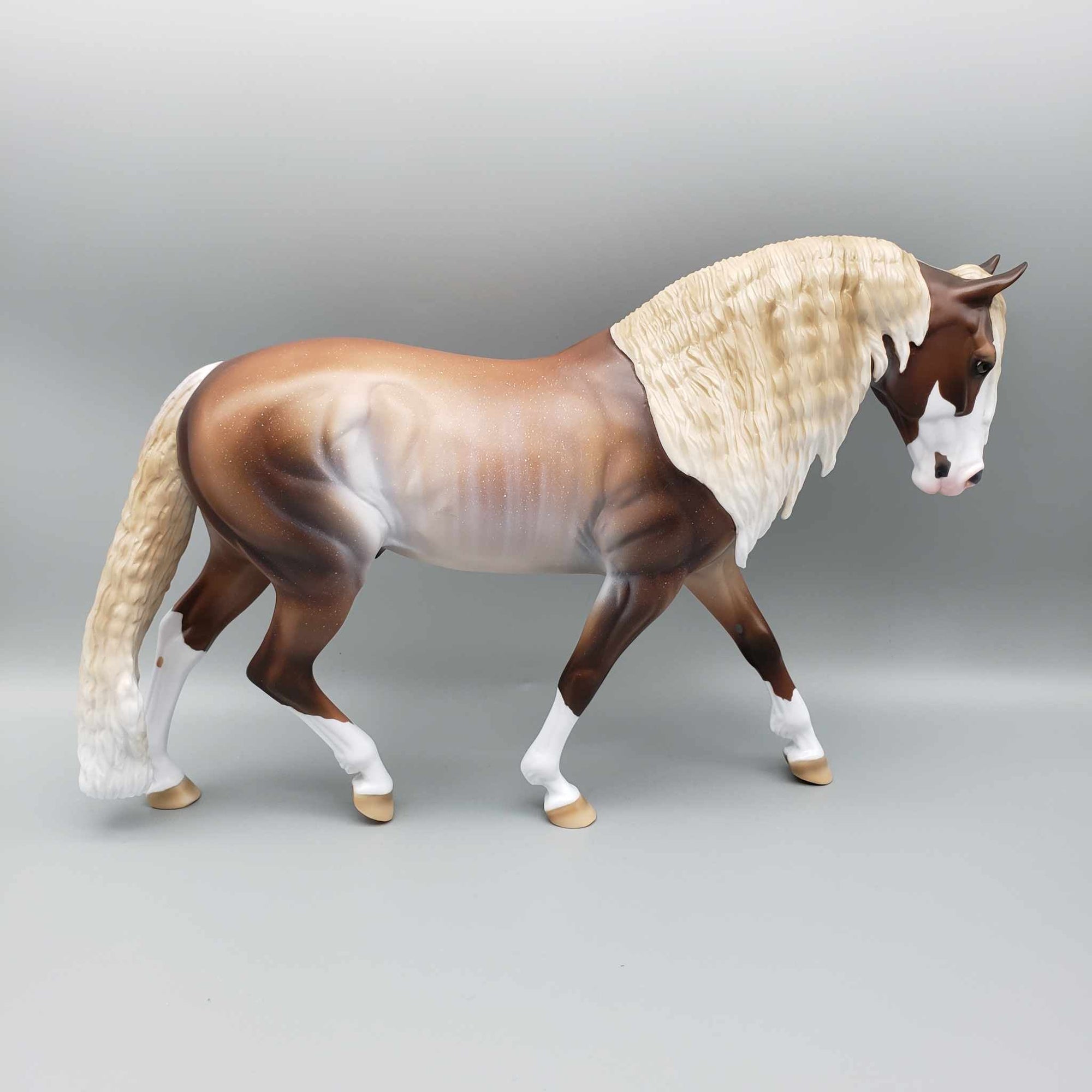 Skulli Landier LE20 Strawberry Roan Rabicano &amp; Deco Irish Draft  Moonlight Madness 2023 MM23