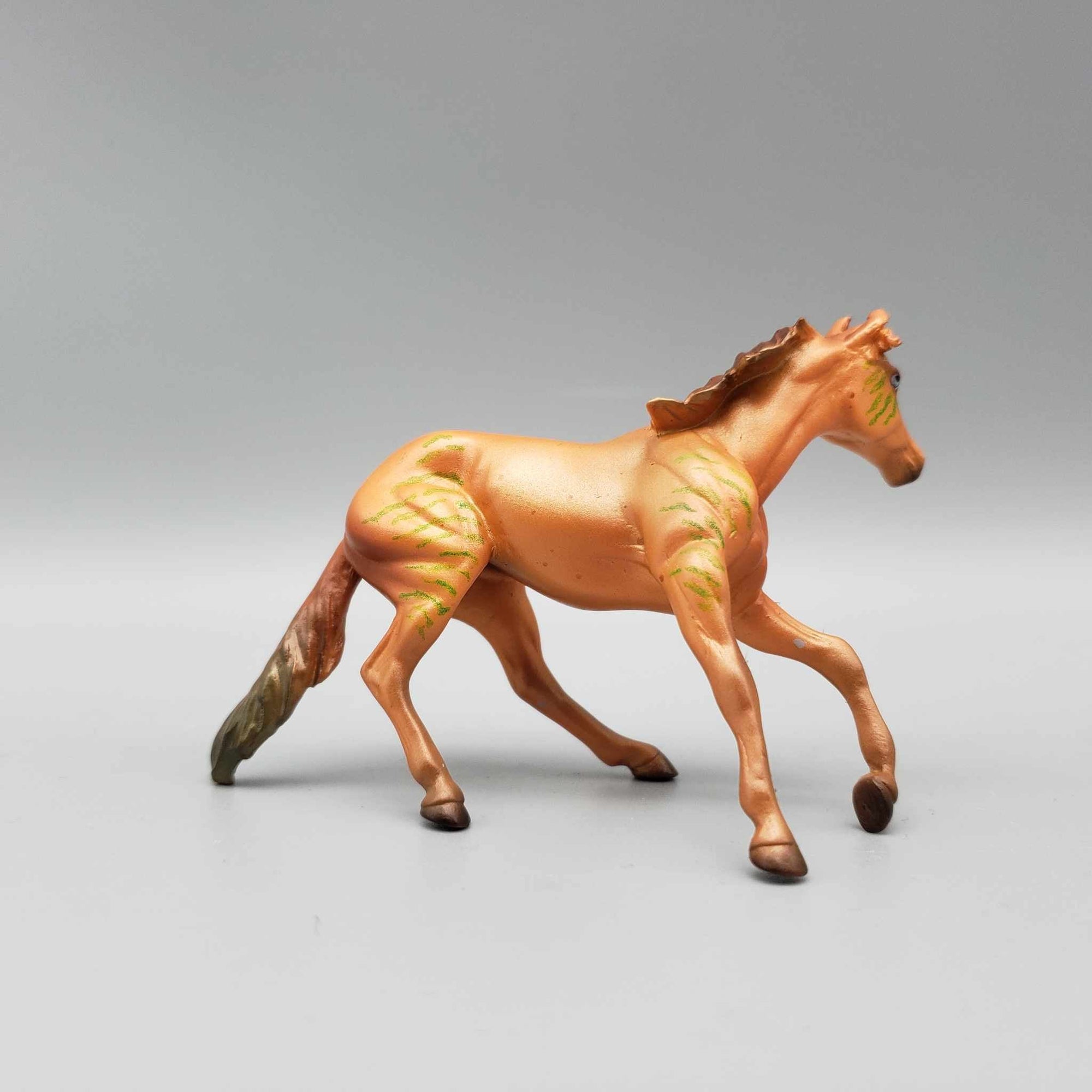 Vodill &amp; Calf OOAK Orange Blacklight Reactive Cutter &amp; Alien Calf Chip LE-30 By Jess Hamill Moonlight Madness 2023 MM23