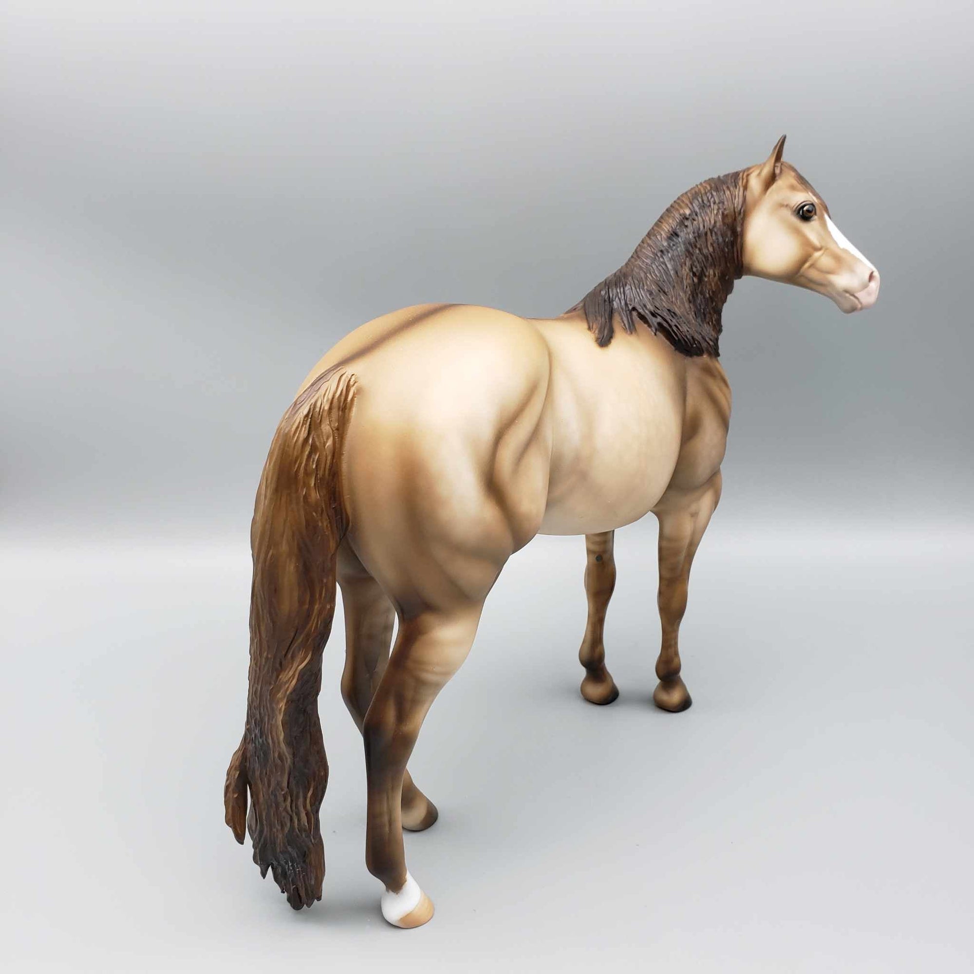 Texan OOAK Dappled Champagne Dun ISH By Julie Keim Best Offer 11/27/23