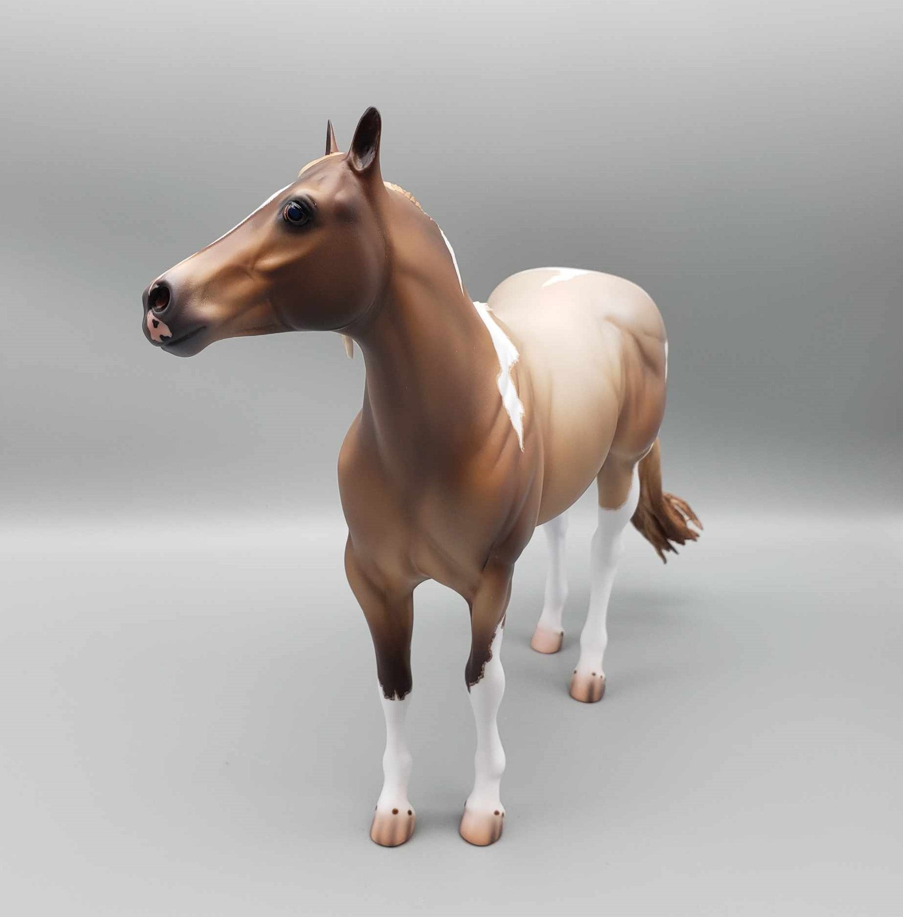 Hudson Flyer OOAK Strawberry Roan ISH By Caroline Boydston Best Offer 11/20/23