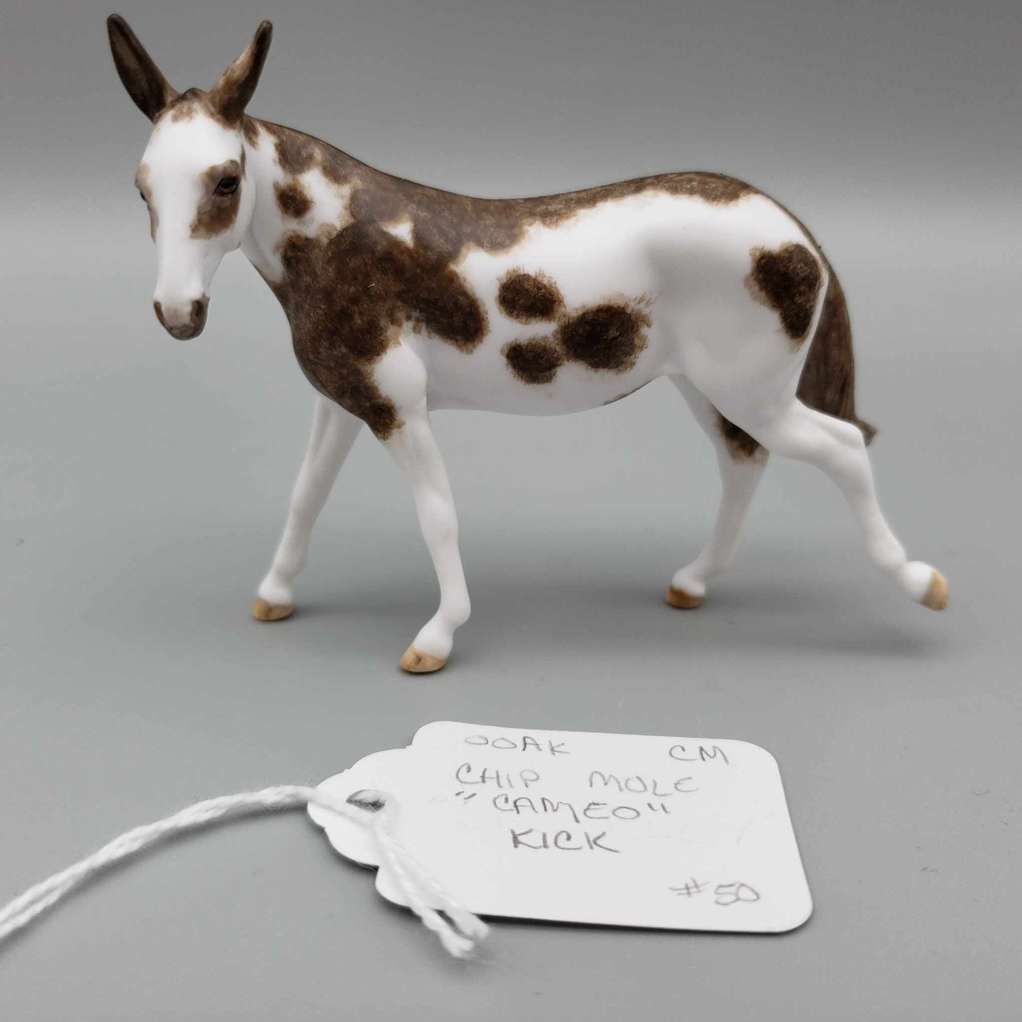 Cameo OOAK Custom Mule Chip by Andrea Thomason Fall Facebook Auction 9/23