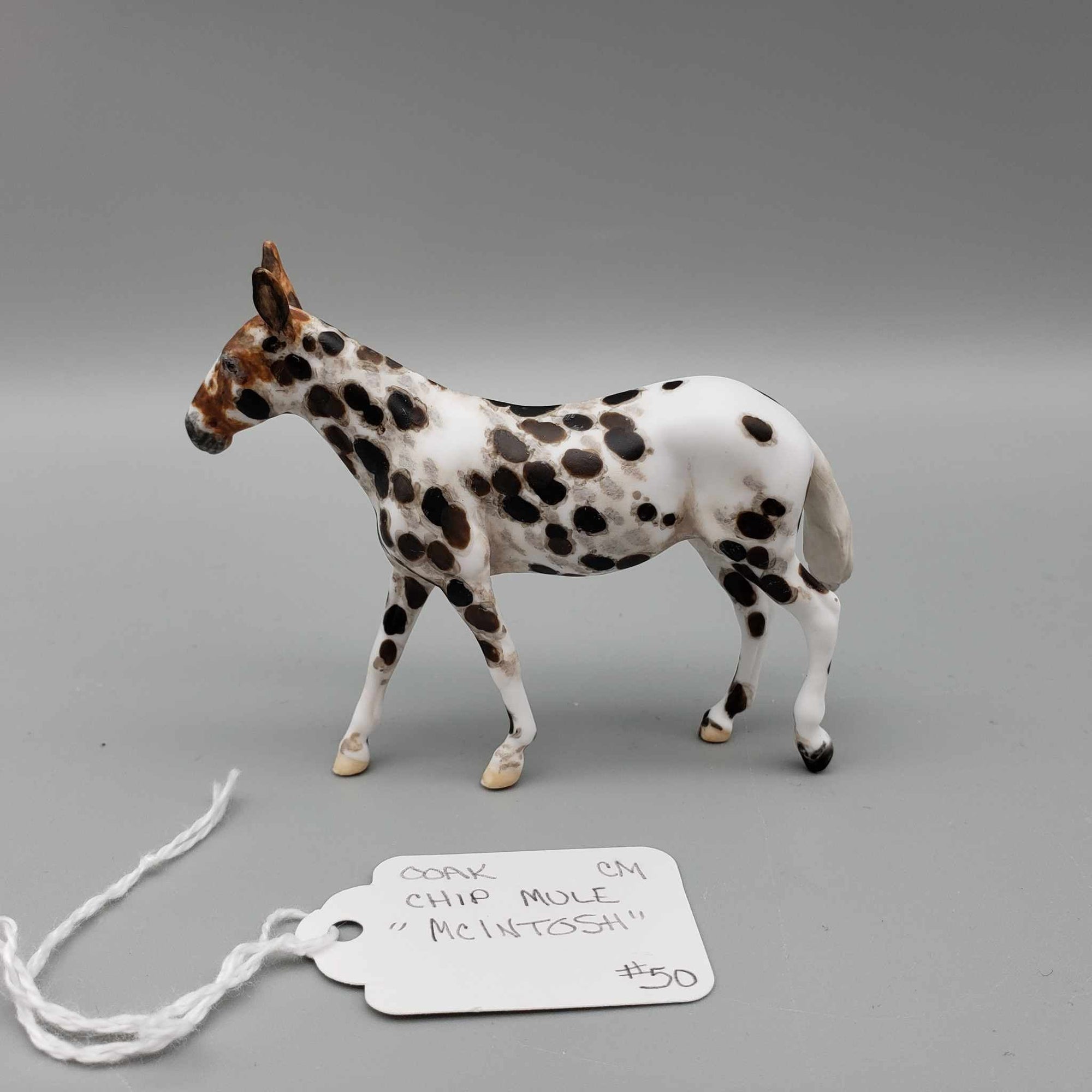 McIntosh OOAK Custom Mule Chip by Andrea Thomason Fall Facebook Auction 9/23