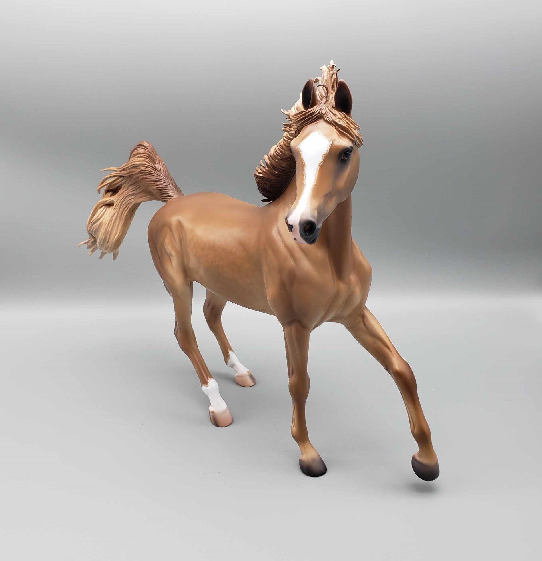 June Bug OOAK Dappled Light Chestnut Arabian Mare By Caroline Boydston Best Offer 11/20/23