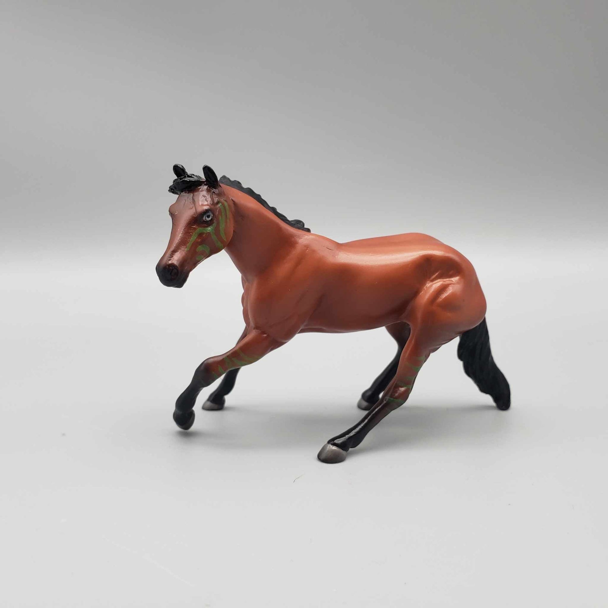 Vevrud &amp; Calf OOAK Bay Blacklight Reactive Cutter &amp; Alien Calf Chip LE-30 By Jess Hamill Moonlight Madness 2023 MM23