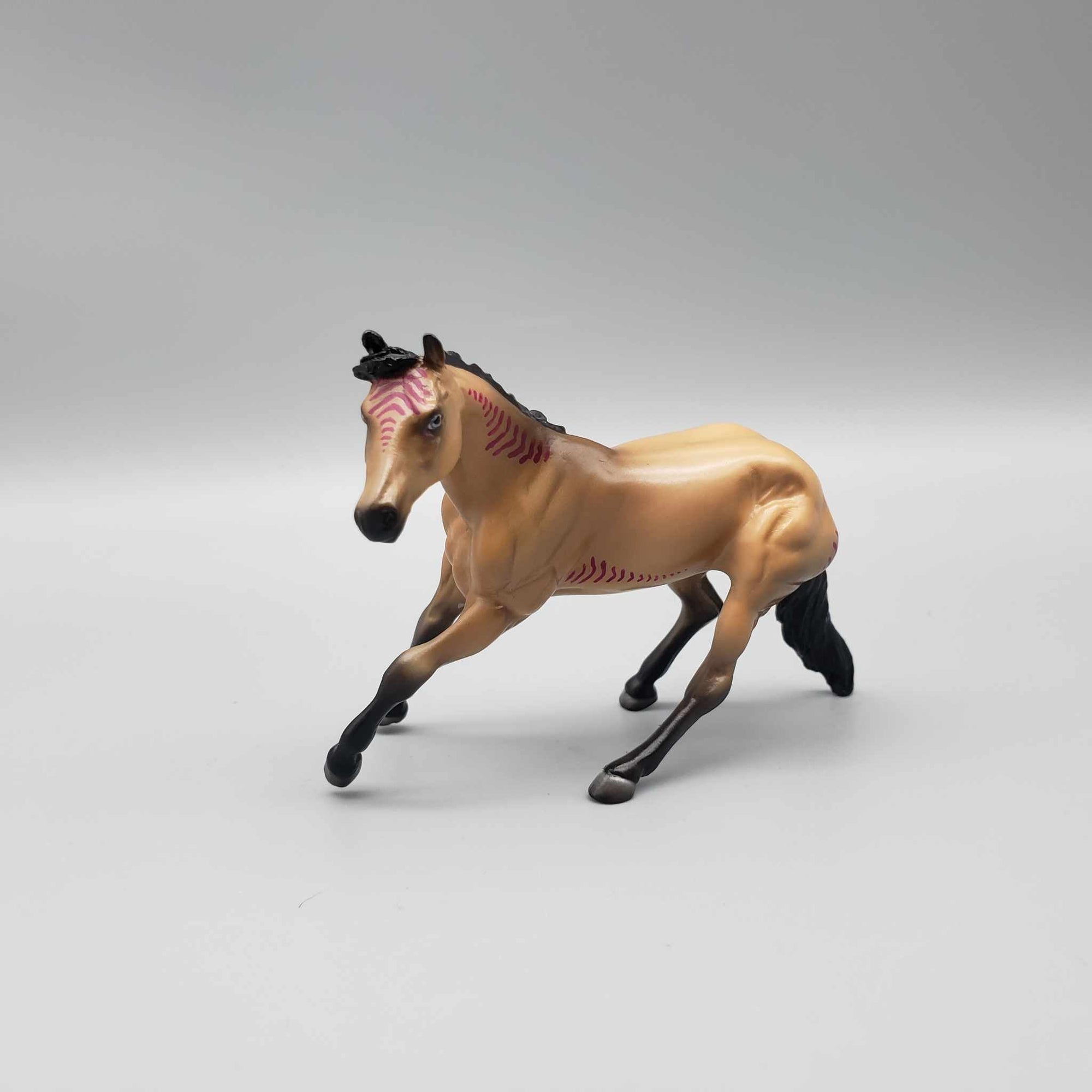 Echall &amp; Calf OOAK Chestnut Blacklight Reactive Cutter &amp; Alien Calf Chip LE-30 By Jess Hamill Moonlight Madness 2023 MM23