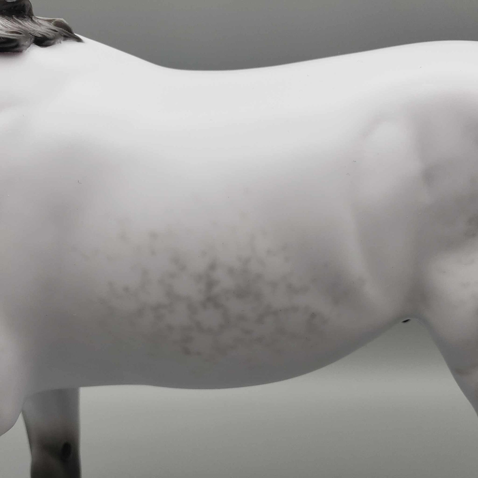 Moonlight Becomes Ye OOAK Dapple Grey Pinned Ear Thoroughbred Fall Facebook Auction 9/23