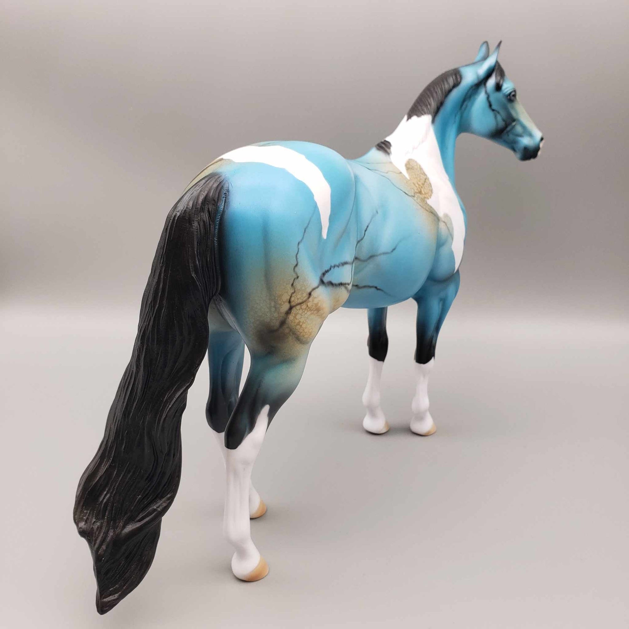 Tranquility OOAK Turquoise Decorator ISH By Dawn Quick Facebook Auction Fall Into Autumn Random Drop Sale 9/23