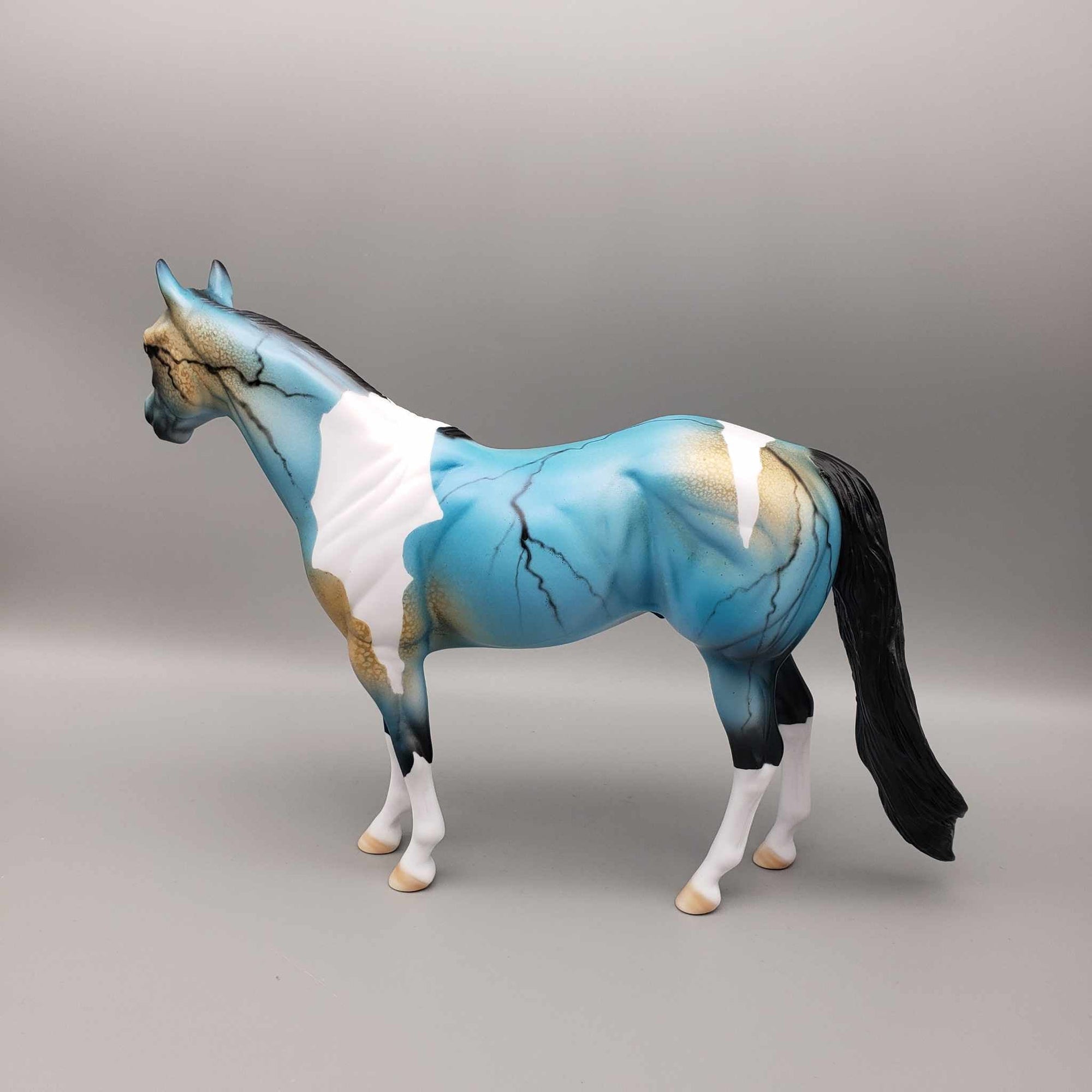 Tranquility OOAK Turquoise Decorator ISH By Dawn Quick Facebook Auction Fall Into Autumn Random Drop Sale 9/23