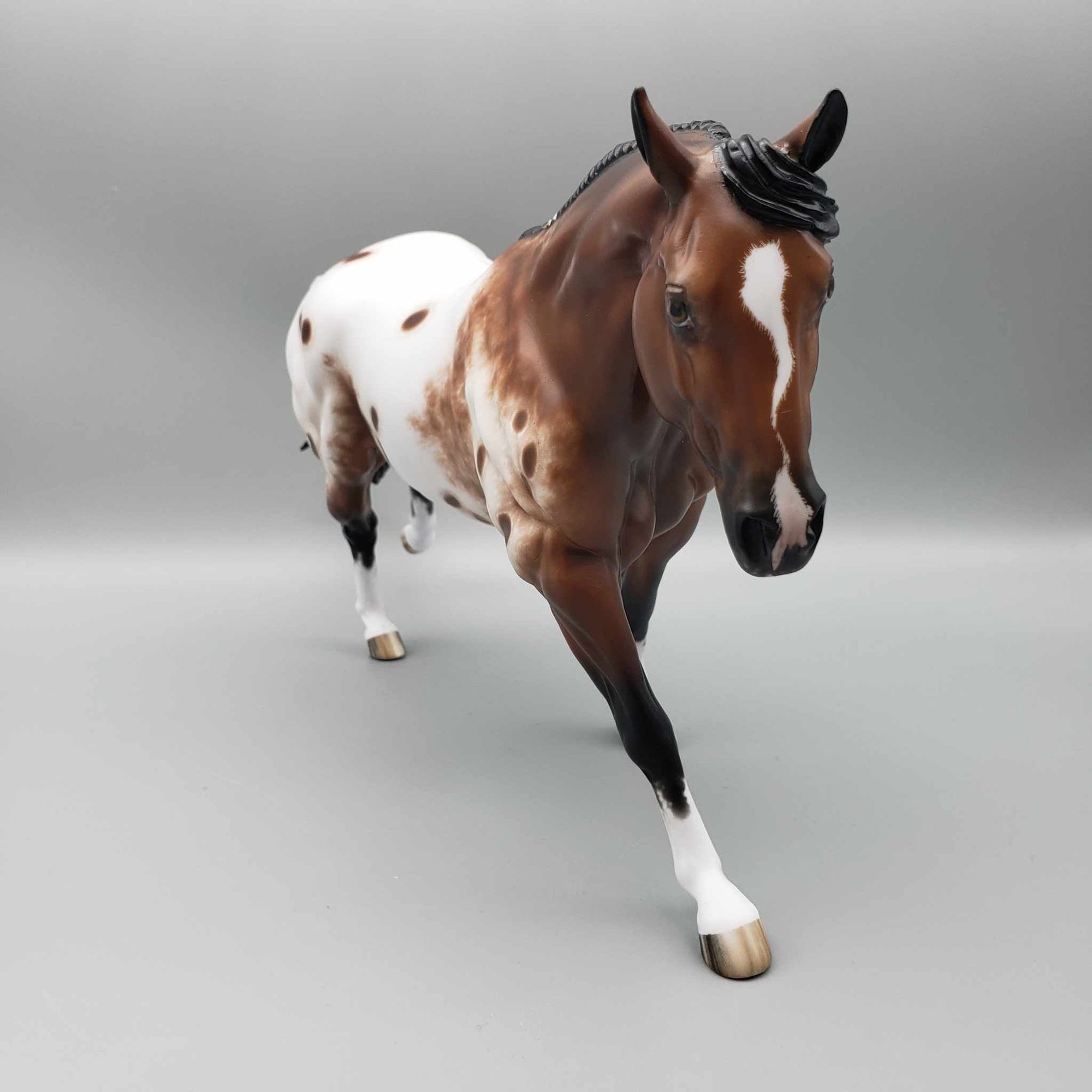 Roana OOAK Appaloosa Running Stock Horse By Sheryl Leisure Best Offers 9/25/23