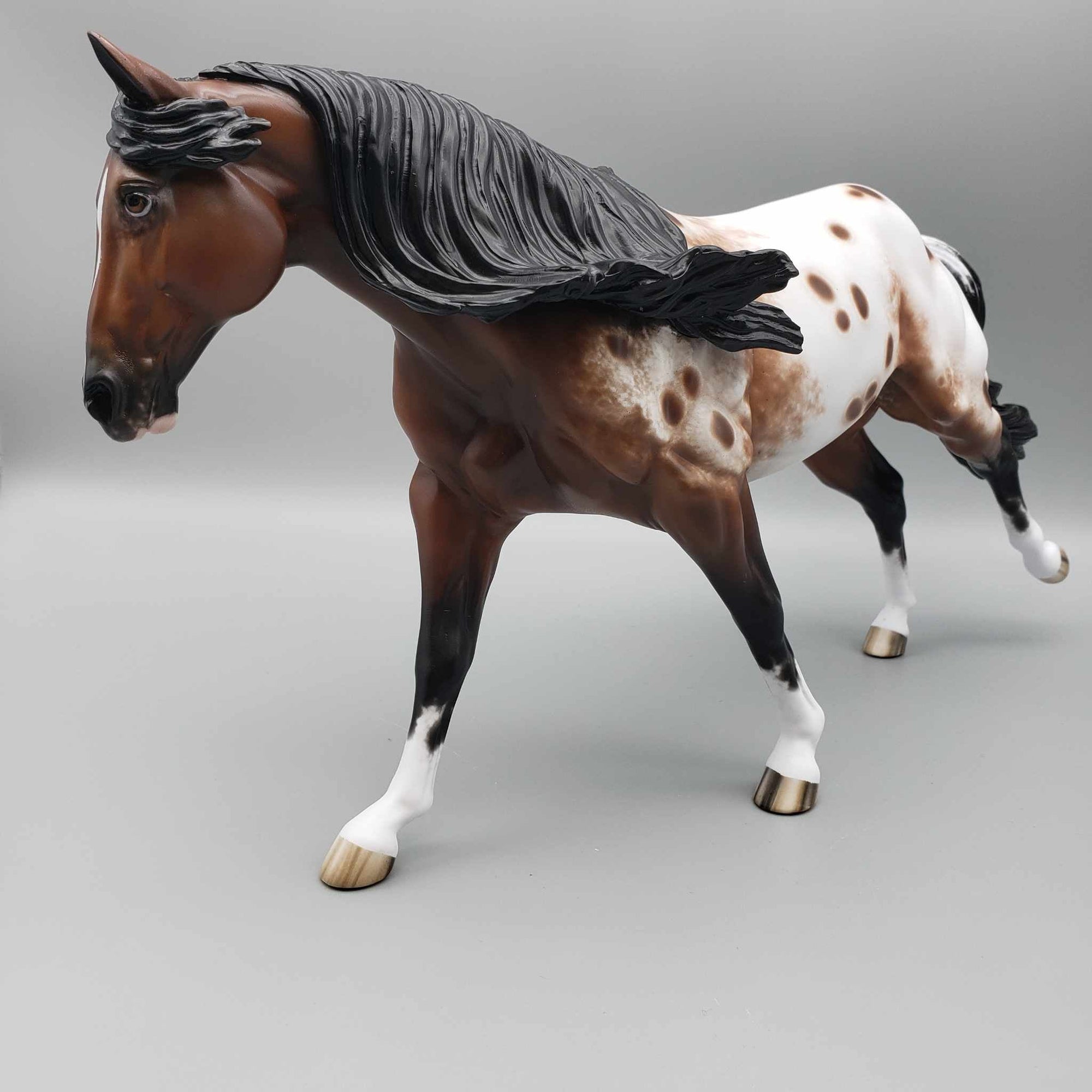 Roana OOAK Appaloosa Running Stock Horse By Sheryl Leisure Best Offers 9/25/23