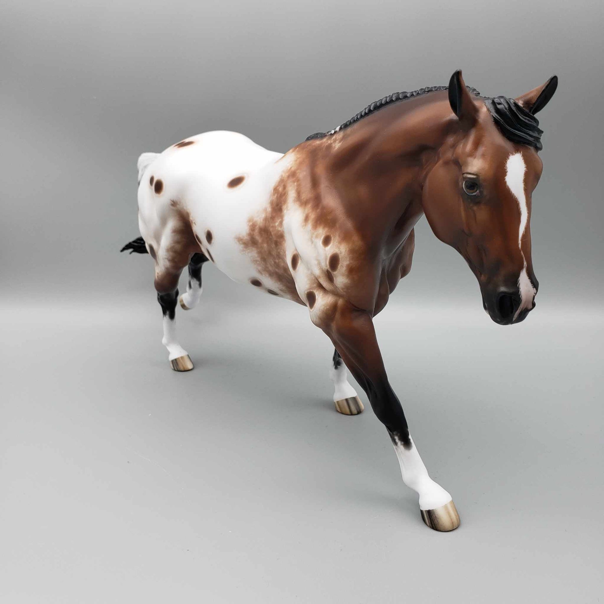 Roana OOAK Appaloosa Running Stock Horse By Sheryl Leisure Best Offers 9/25/23