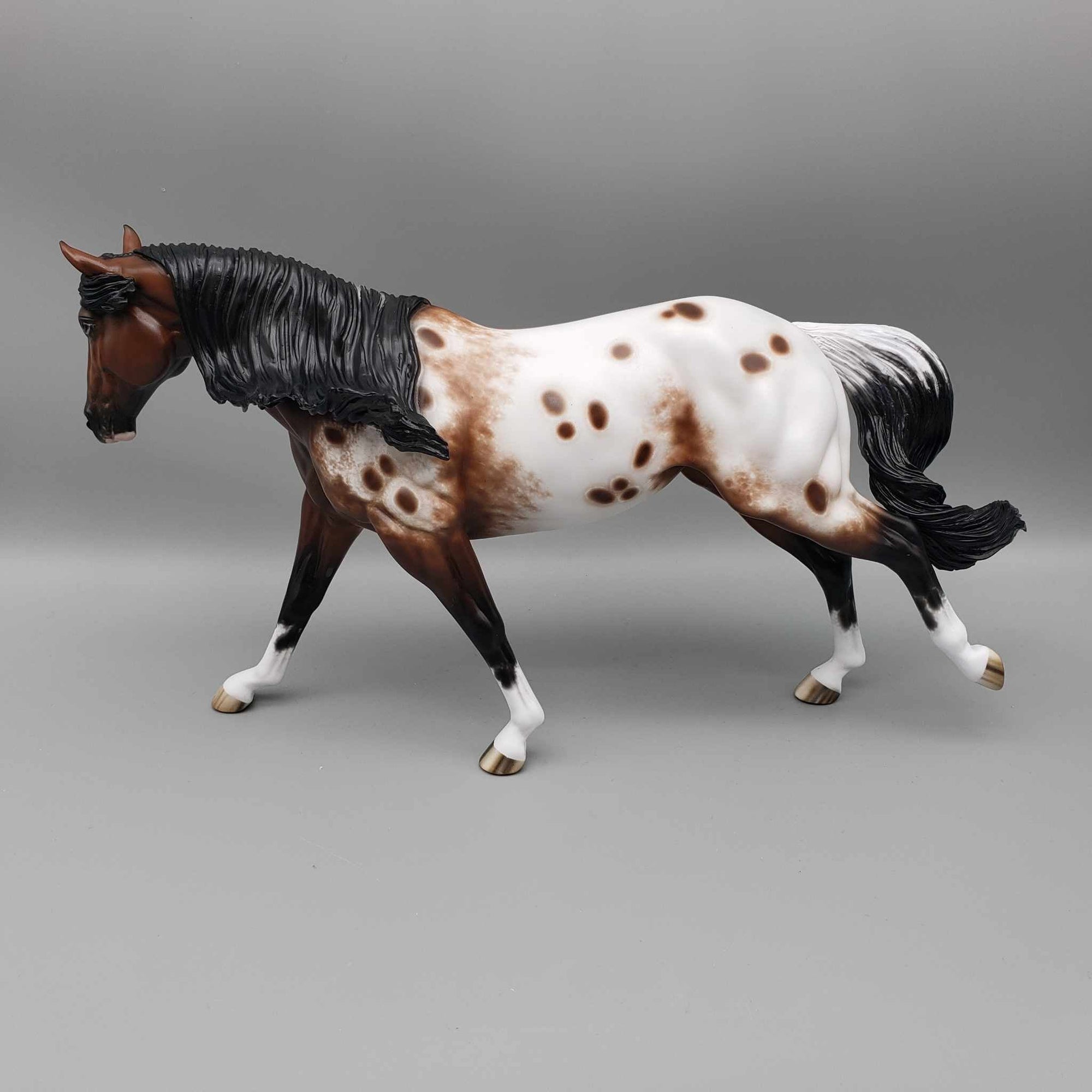 Roana OOAK Appaloosa Running Stock Horse By Sheryl Leisure Best Offers 9/25/23
