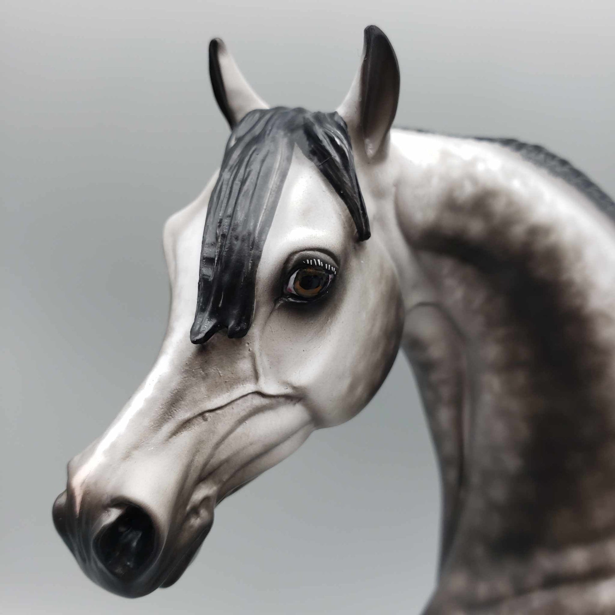 Tungsten OOAK Dark Grey Dappled Arabian Stallion By Sheryl Leisure Best Offers 9/25/23