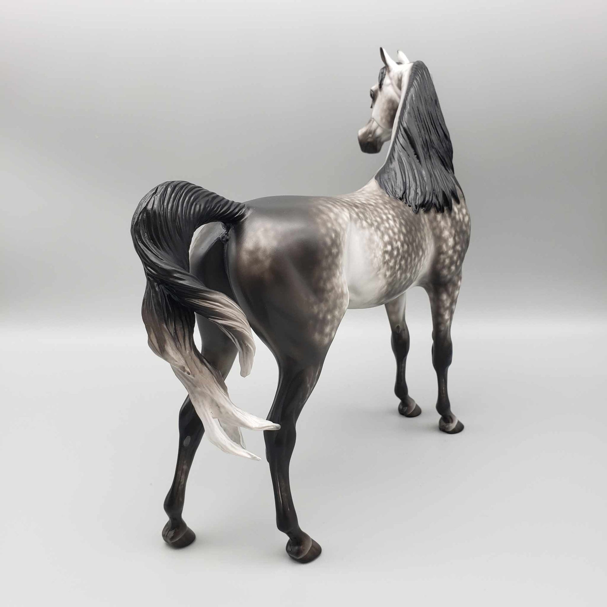Tungsten OOAK Dark Grey Dappled Arabian Stallion By Sheryl Leisure Best Offers 9/25/23