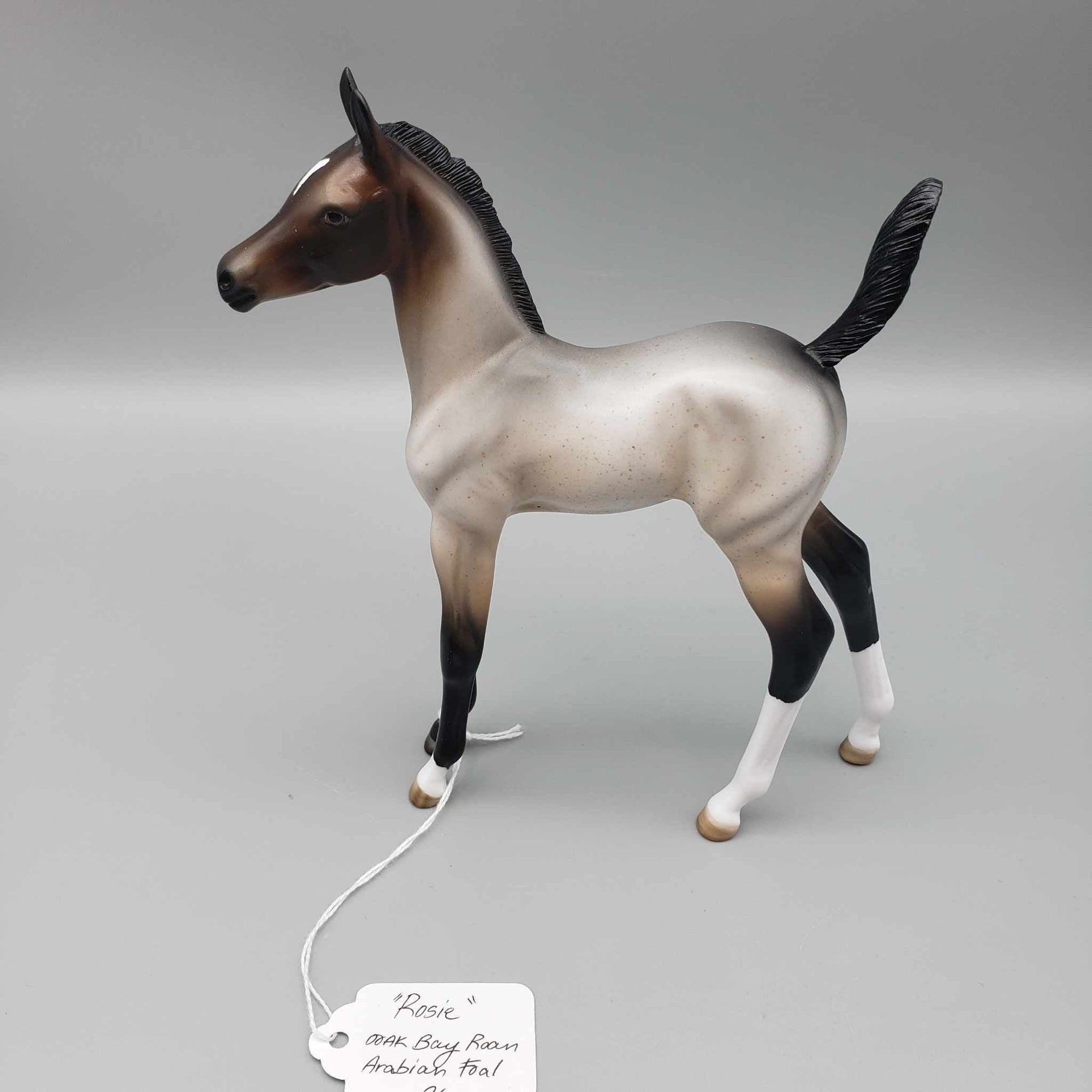 Rosie OOAK Bay Roan Arab Foal By Angela Marleau Fall Into Autumn Random Drop Sale 9/23