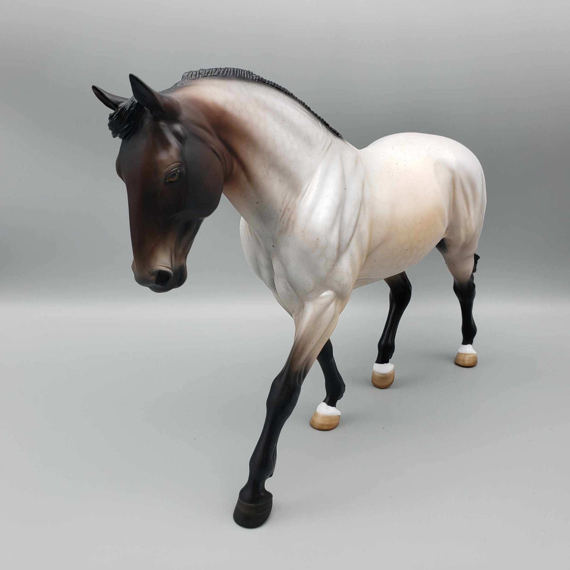 Henare OOAK Bay Roan Irish Draft By Angela Marleau Fall Into Autumn Random Drop Sale 9/23