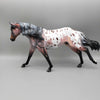 Alegis OOAK Appaloosa Running Stock Horse By Julie Keim Fall Facebook Auction 9/23