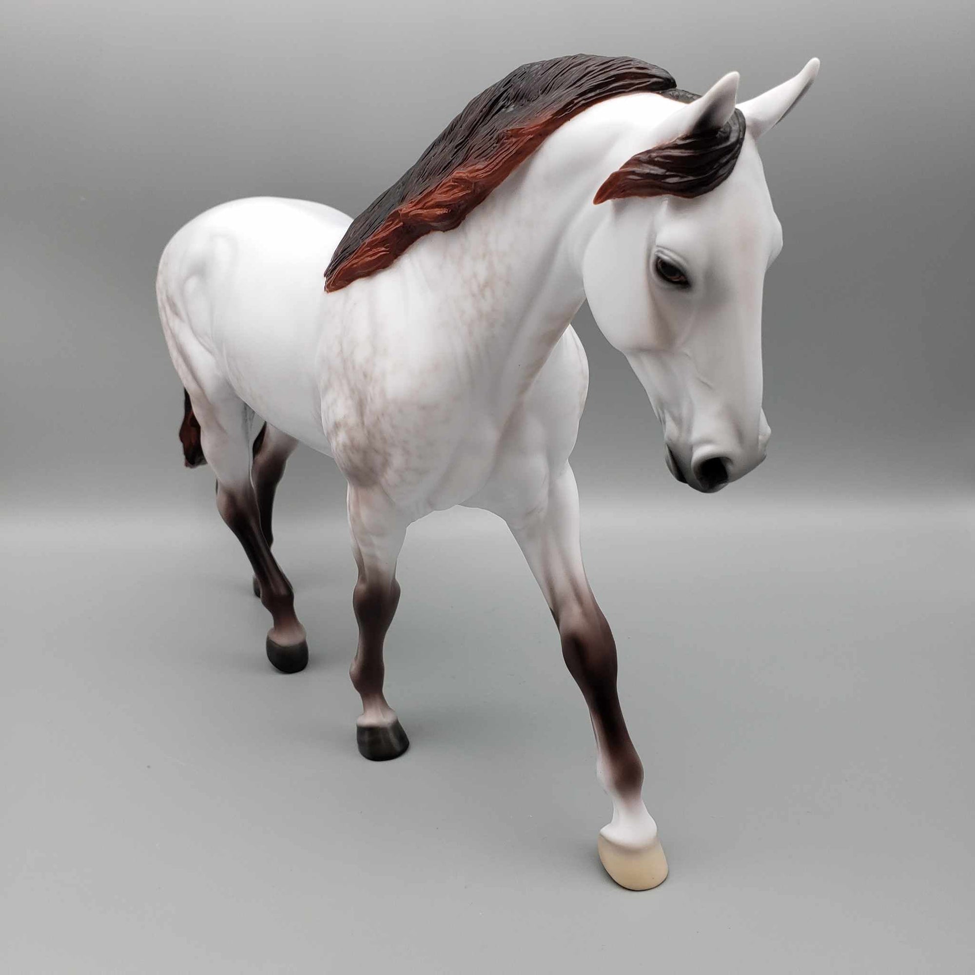 One Small Stop OOAK Dappled Mulberry Grey Irish Draught by Ellen Robbins Fall Into Autumn Random Drop Sale 9/23