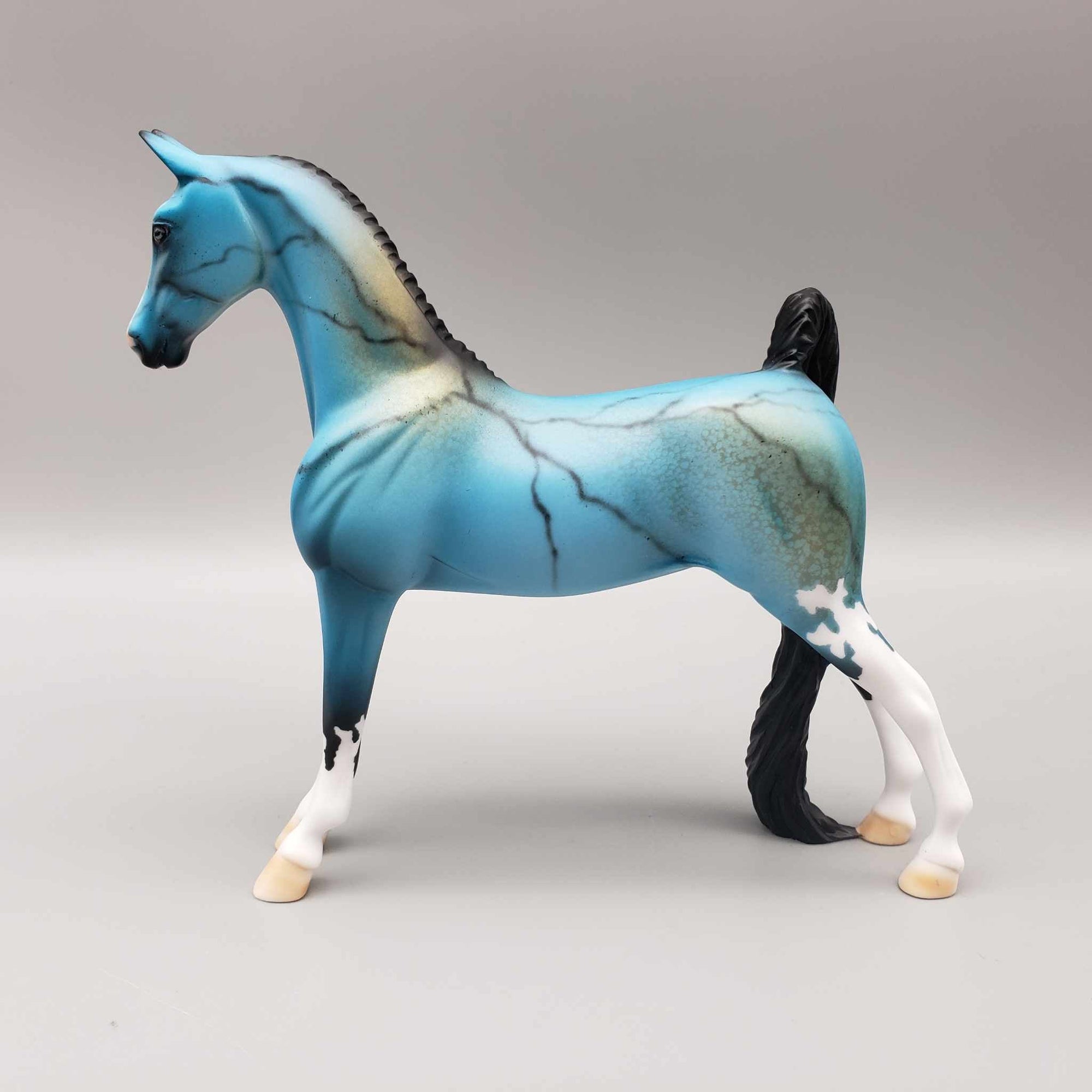 Cilistini OOAK Deco Turquoise Pebble Saddlebred By Dawn Quick Fall Into Autumn Random Drop Sale 9/23