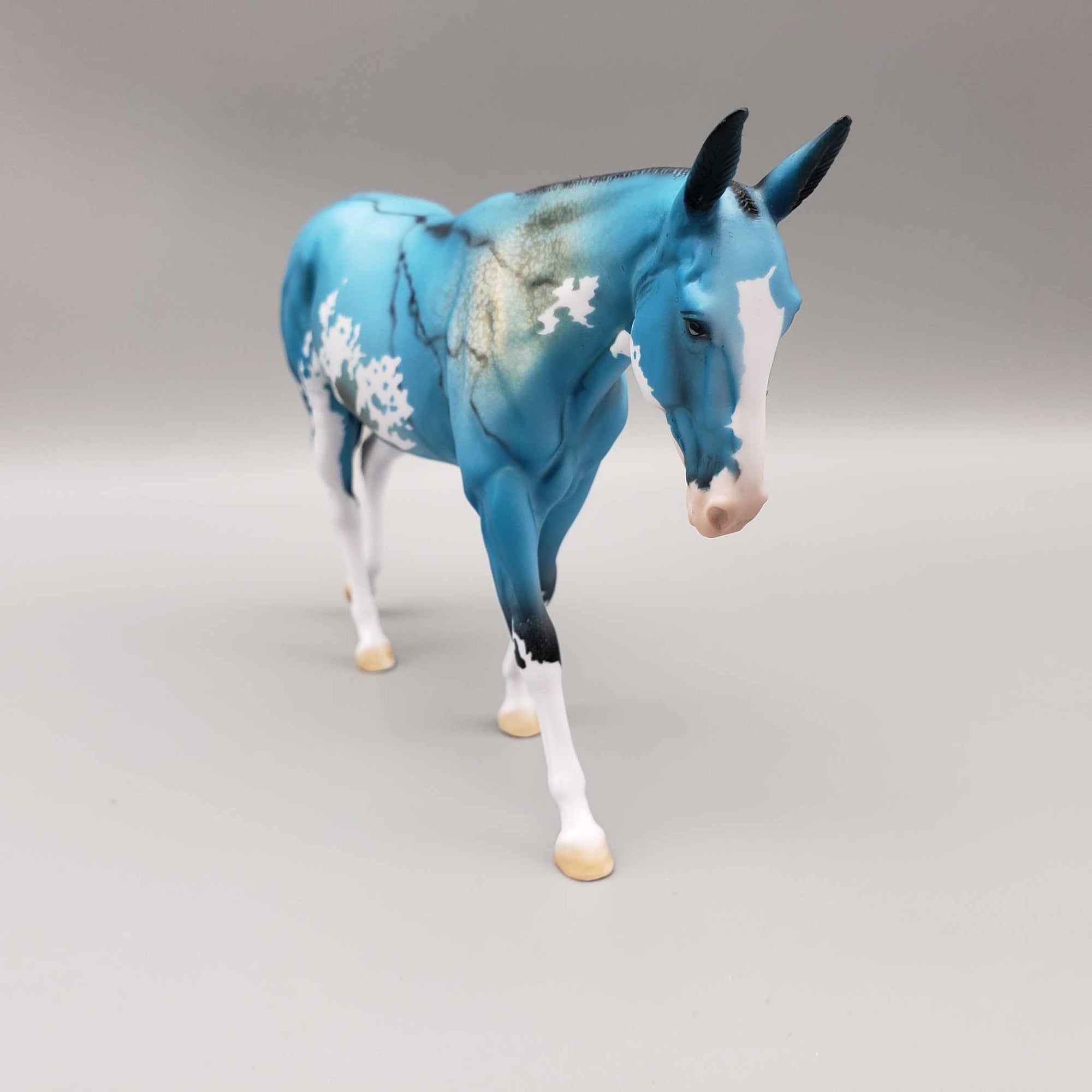 Cesilly OOAK Turquoise Deco Pebble Mule By Dawn Quick Facebook Auction Fall Into Autumn Random Drop Sale 9/23