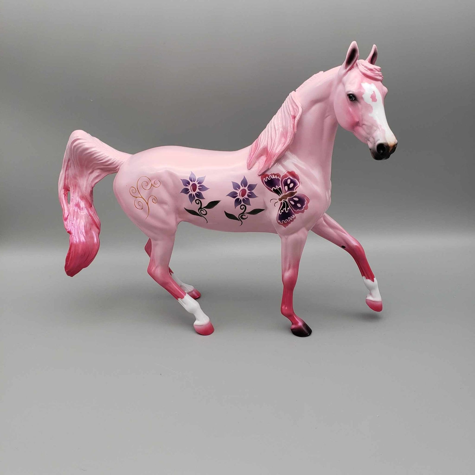 GLOSSY Flutterby Pink OOAK Deco Arab Mare By Dawn Quick Fall Into Autumn Random Drop Sale 9/23