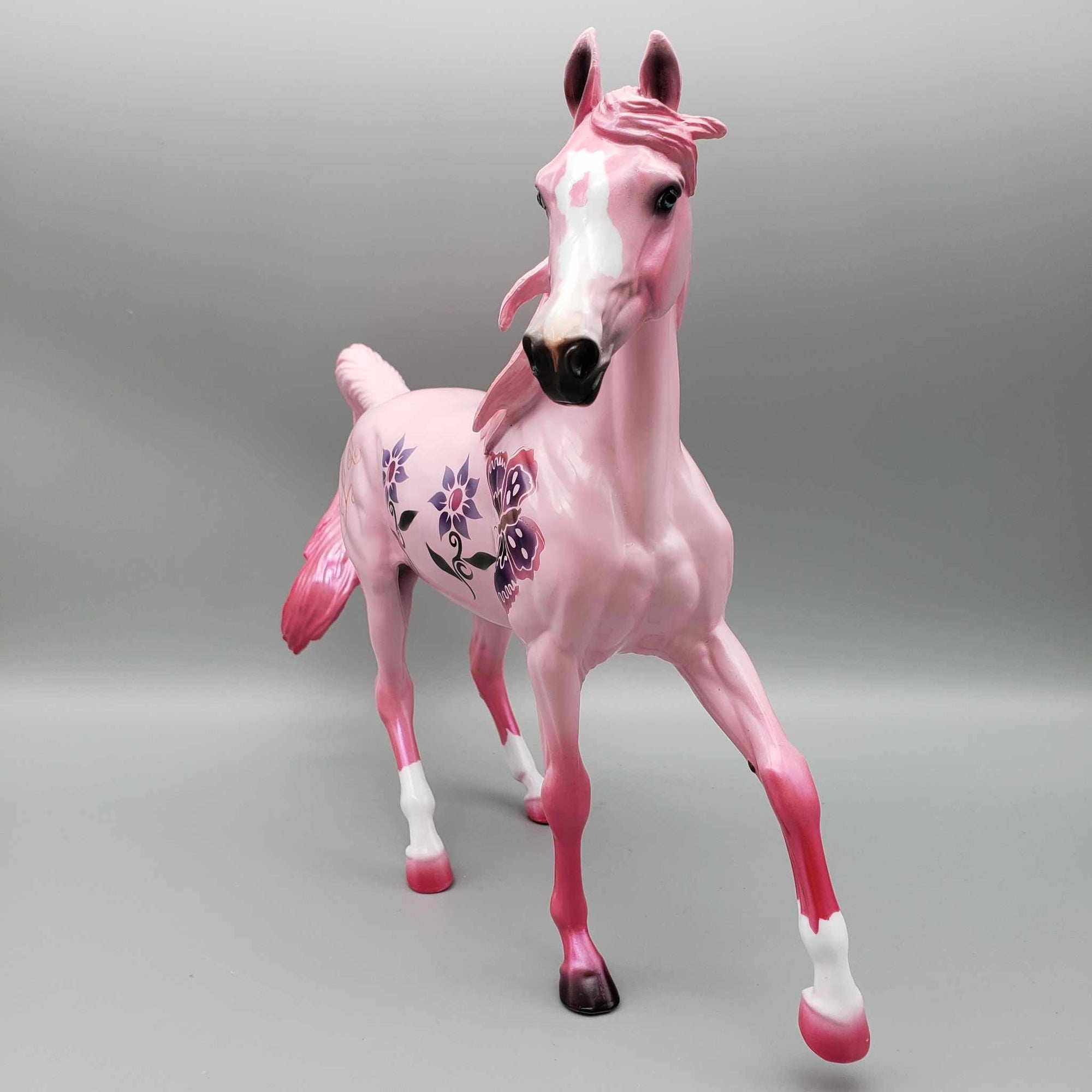 GLOSSY Flutterby Pink OOAK Deco Arab Mare By Dawn Quick Fall Into Autumn Random Drop Sale 9/23