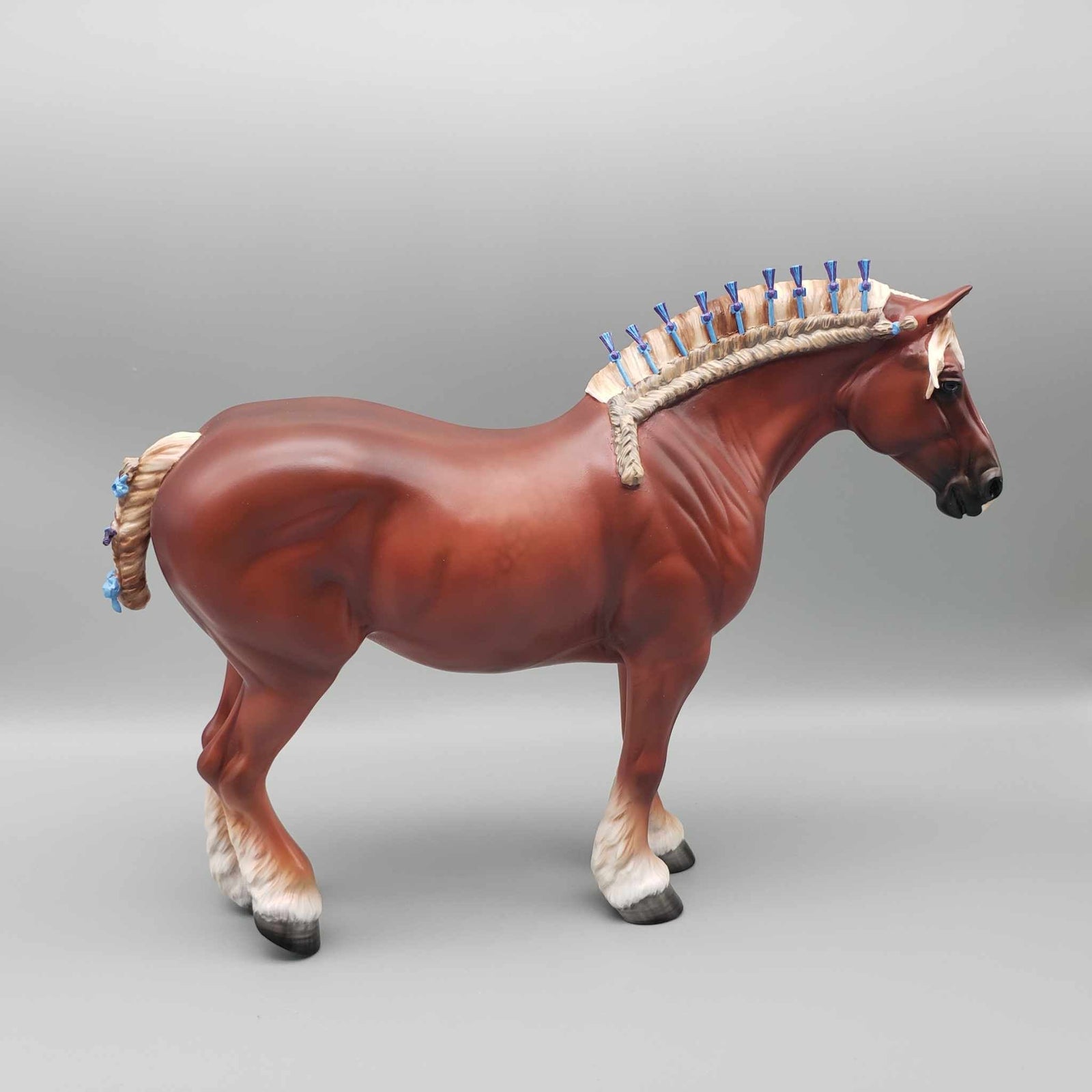 Regal Heir OOAK Suffolk Punch Stallion Flaxen Chestnut By Myla Pearce Best Offers 10/02/23