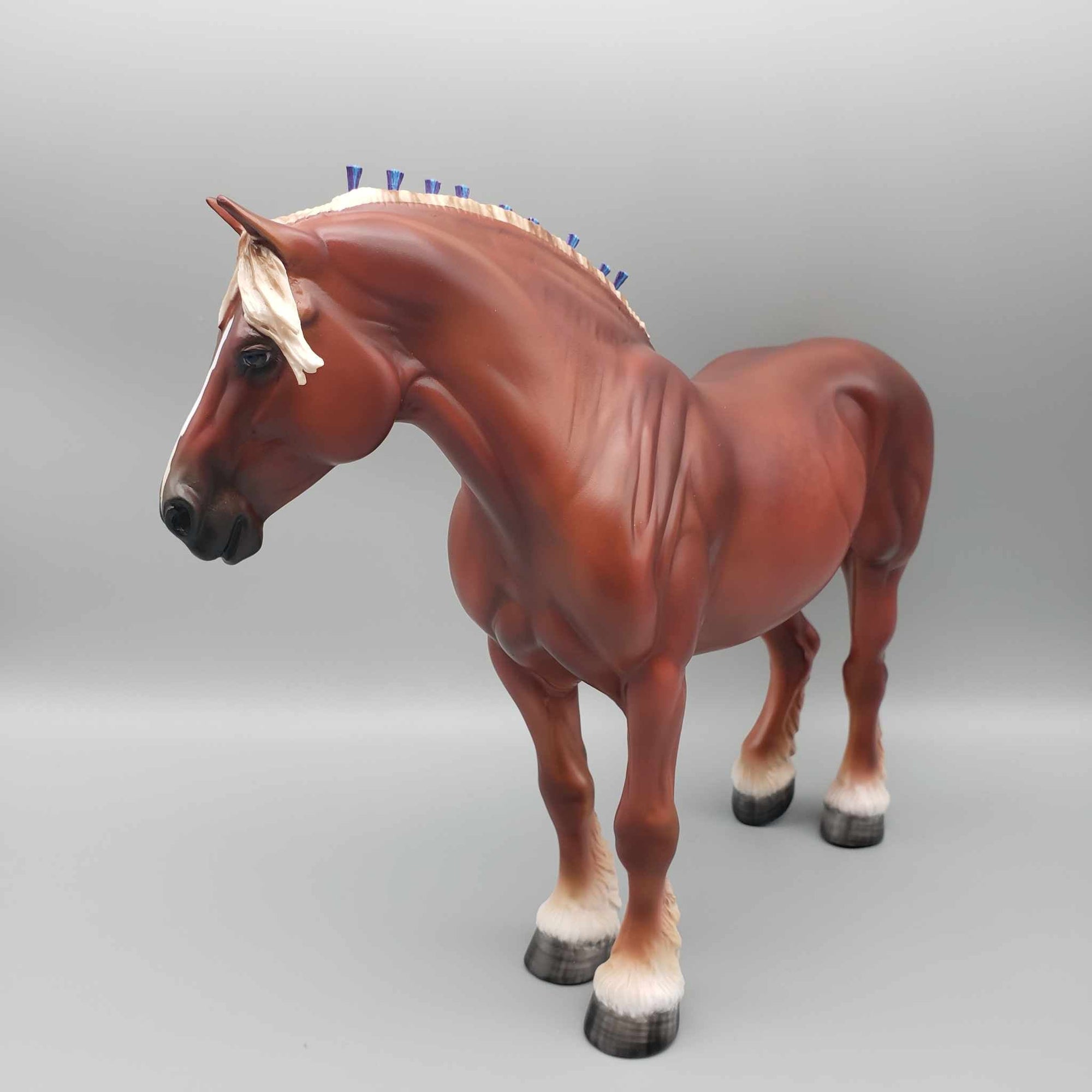 Regal Heir OOAK Suffolk Punch Stallion Flaxen Chestnut By Myla Pearce Best Offers 10/02/23