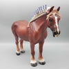 Regal Heir OOAK Suffolk Punch Stallion Flaxen Chestnut By Myla Pearce Best Offers 10/02/23