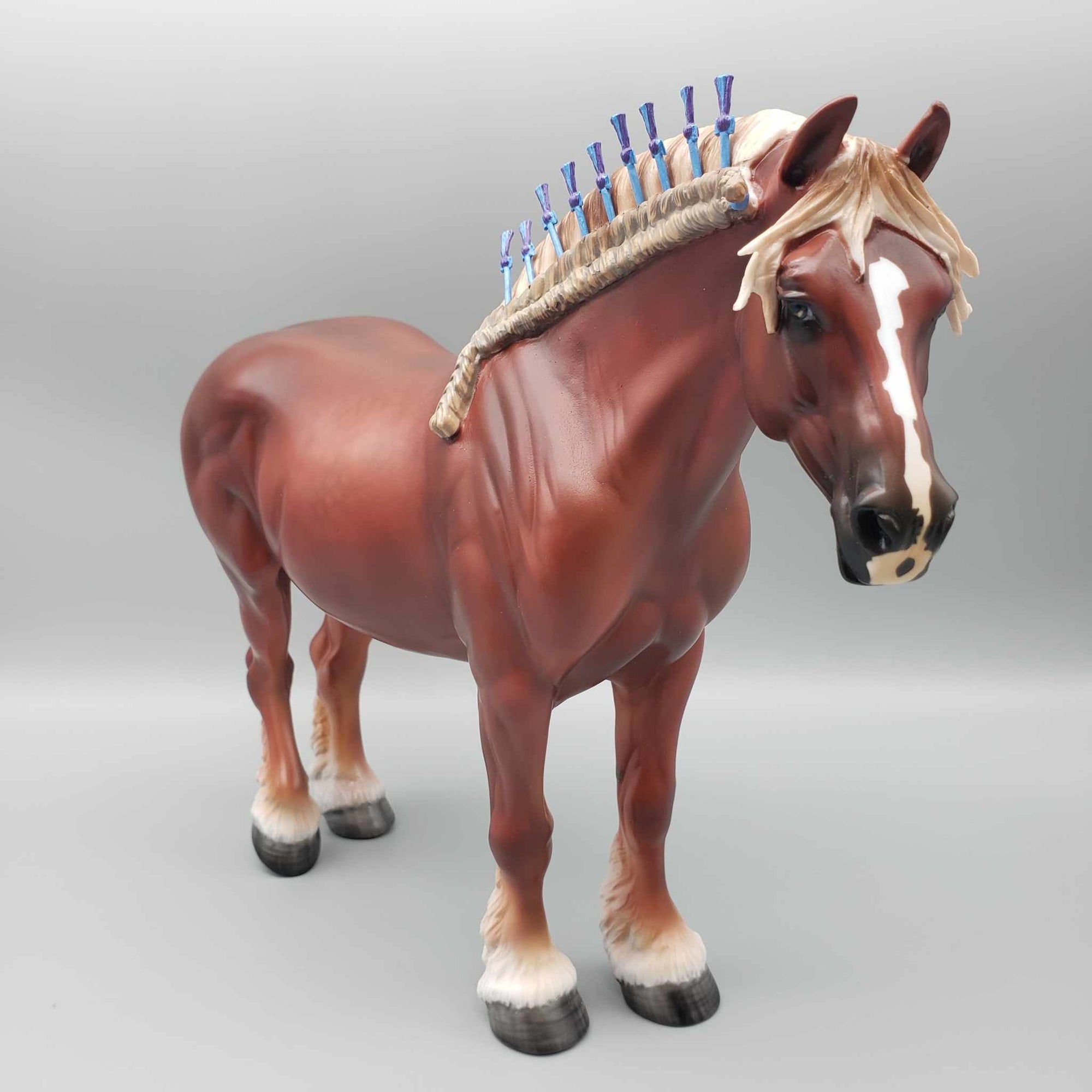 Regal Heir OOAK Suffolk Punch Stallion Flaxen Chestnut By Myla Pearce Best Offers 10/02/23