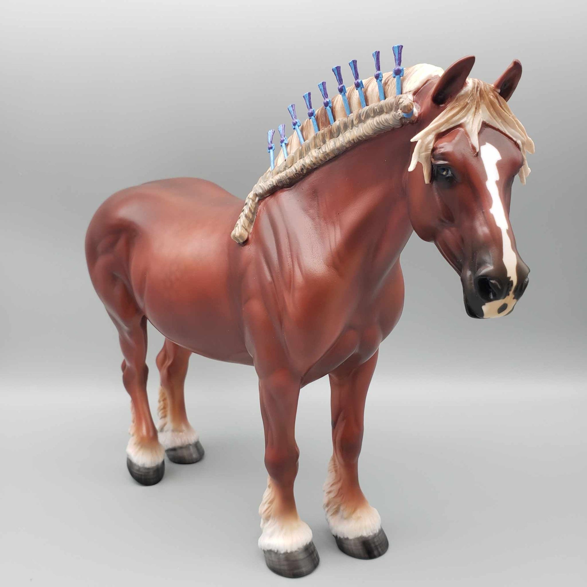 Regal Heir OOAK Suffolk Punch Stallion Flaxen Chestnut By Myla Pearce Best Offers 10/02/23