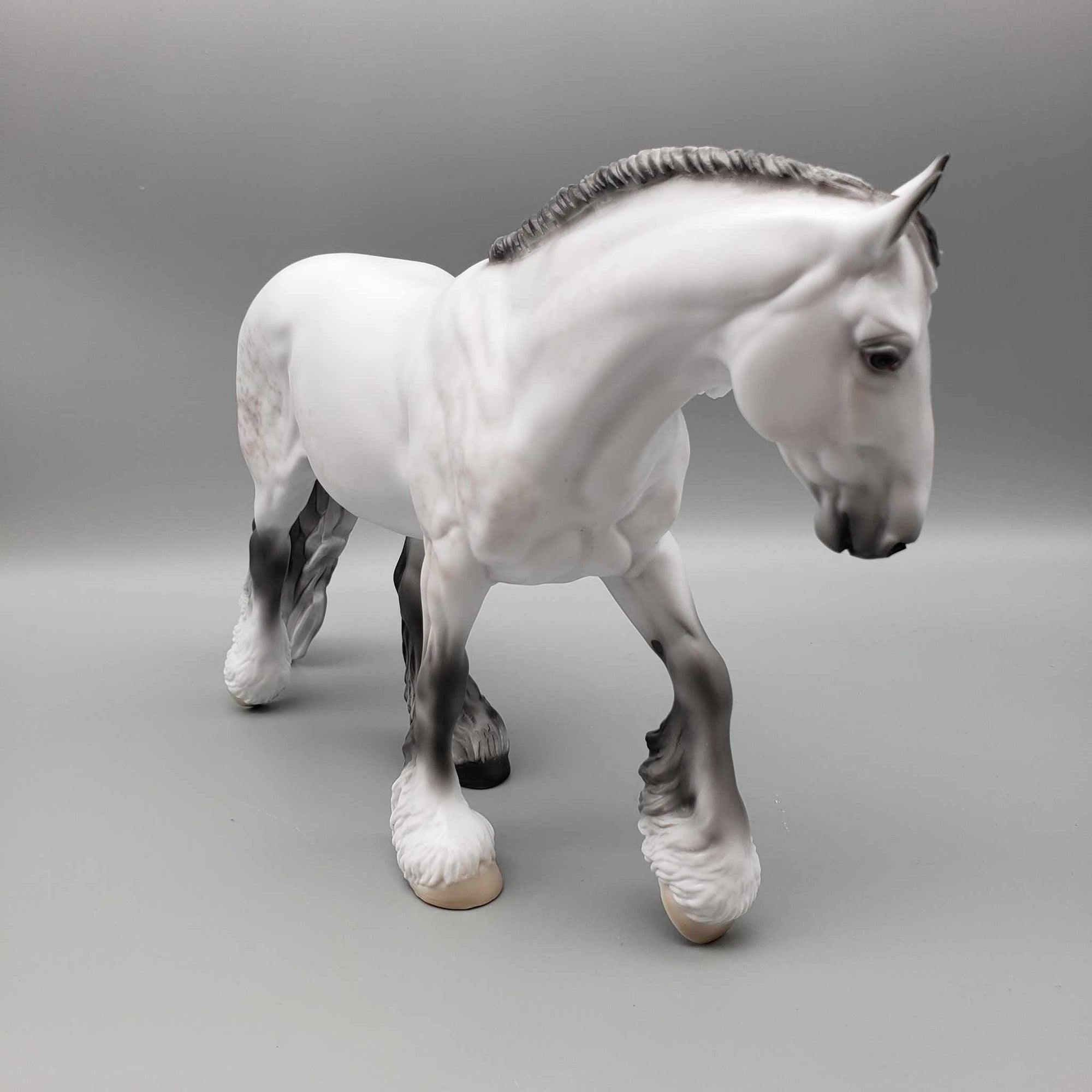 Moon Rover OOAK Dappled Grey Irish Cob By Ellen Robbins Best Offers 10/02/23