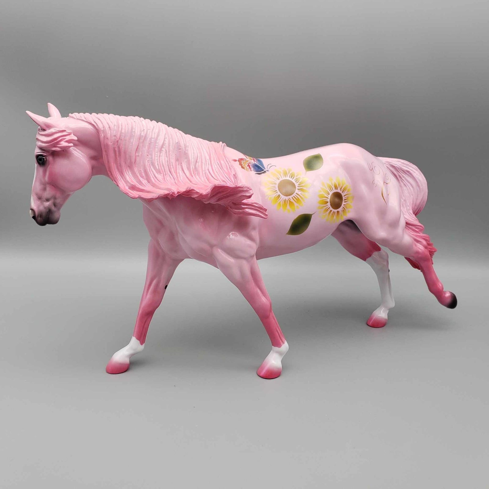 Sunshine Captain OOAK Sunflower Butterfly and Pink Deco Remington By Dawn Quick Fall Into Autumn Random Drop Sale 9/23