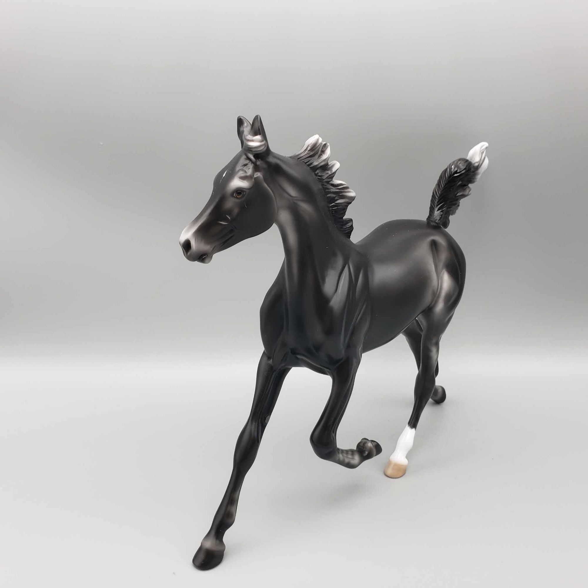 Waxing Crescent OOAK Steel Grey Yearling by Ellen Robbins Fall Into Autumn Random Drop Sale 9/23