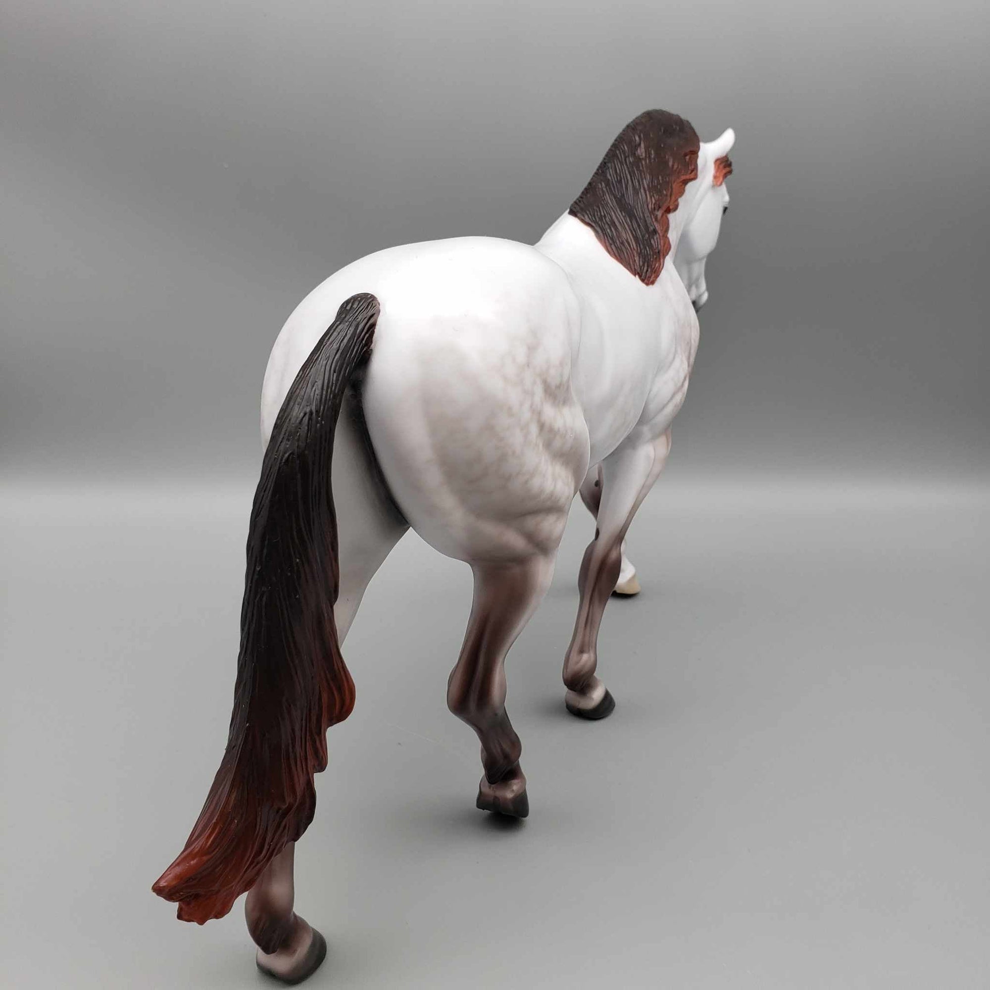 One Small Stop OOAK Dappled Mulberry Grey Irish Draught by Ellen Robbins Fall Into Autumn Random Drop Sale 9/23