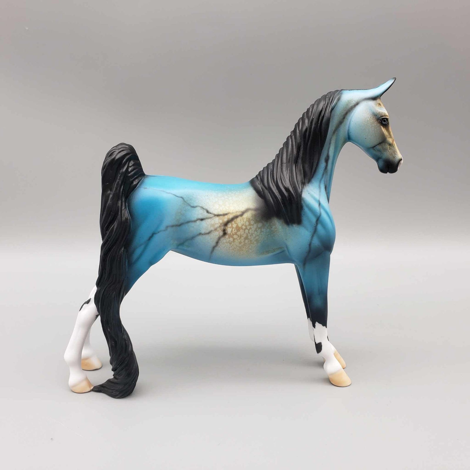 Cilistini OOAK Deco Turquoise Pebble Saddlebred By Dawn Quick Fall Into Autumn Random Drop Sale 9/23