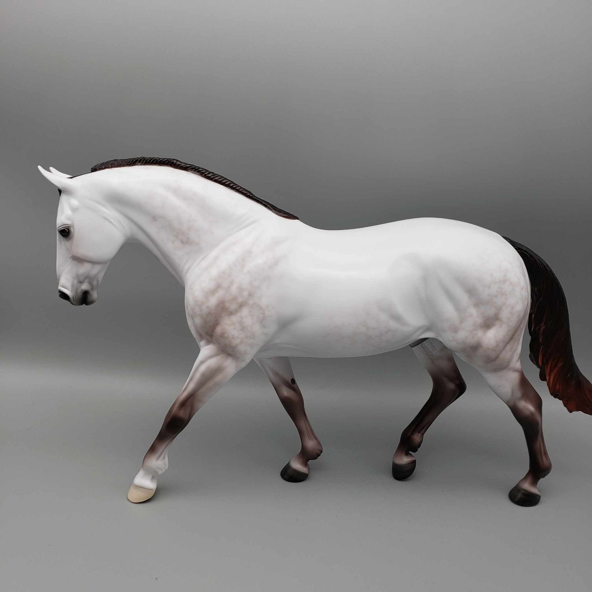 One Small Stop OOAK Dappled Mulberry Grey Irish Draught by Ellen Robbins Fall Into Autumn Random Drop Sale 9/23