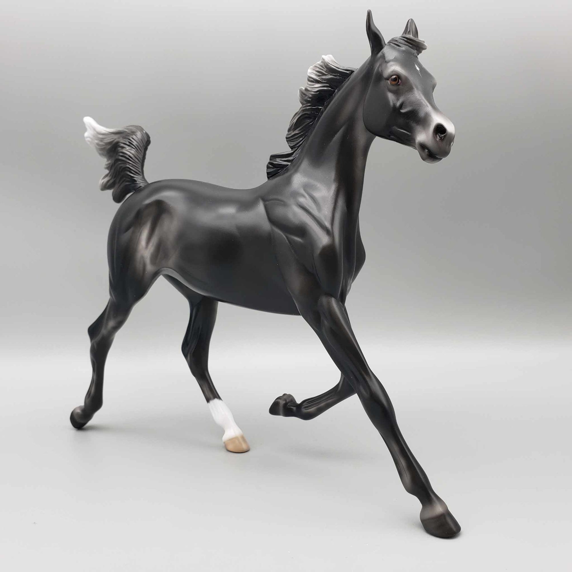 Waxing Crescent OOAK Steel Grey Yearling by Ellen Robbins Fall Into Autumn Random Drop Sale 9/23