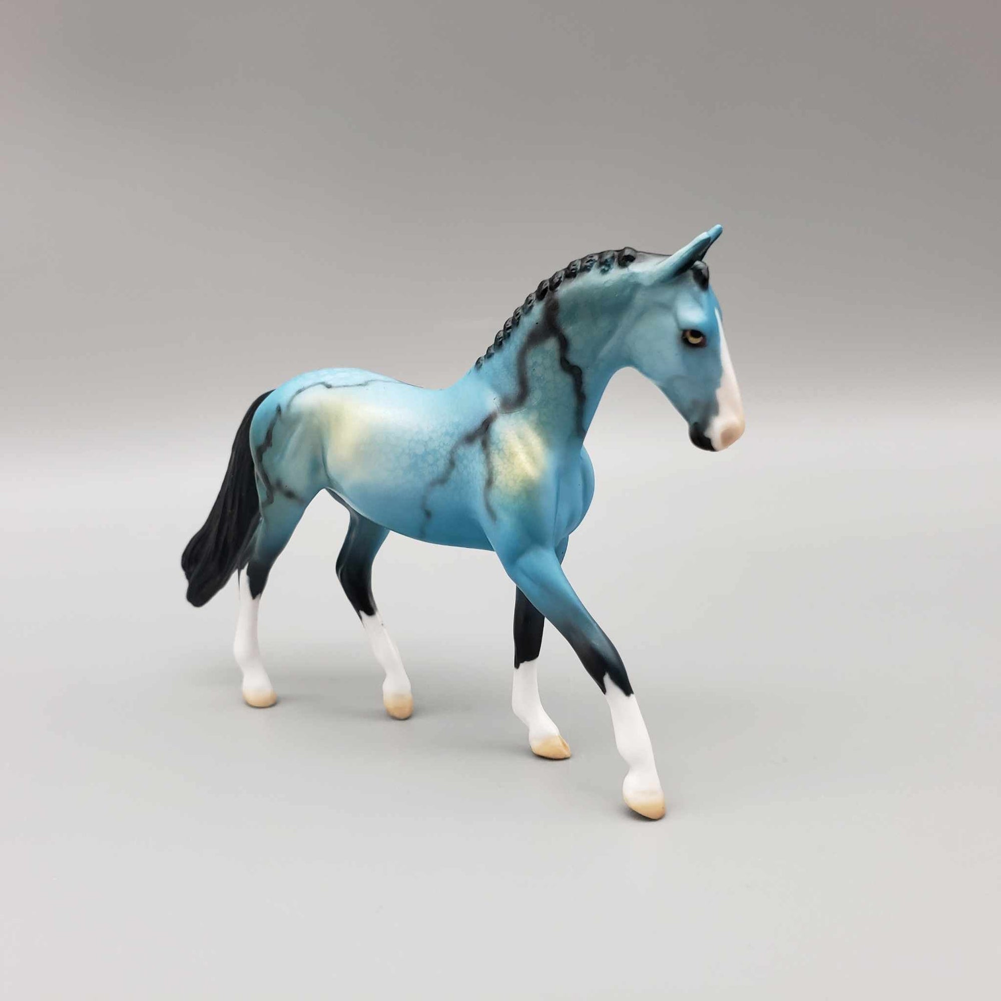 Heidi OOAK Deco Turquoise Warmblood Chip By Dawn Quick Fall Into Autumn Random Drop Sale 9/23