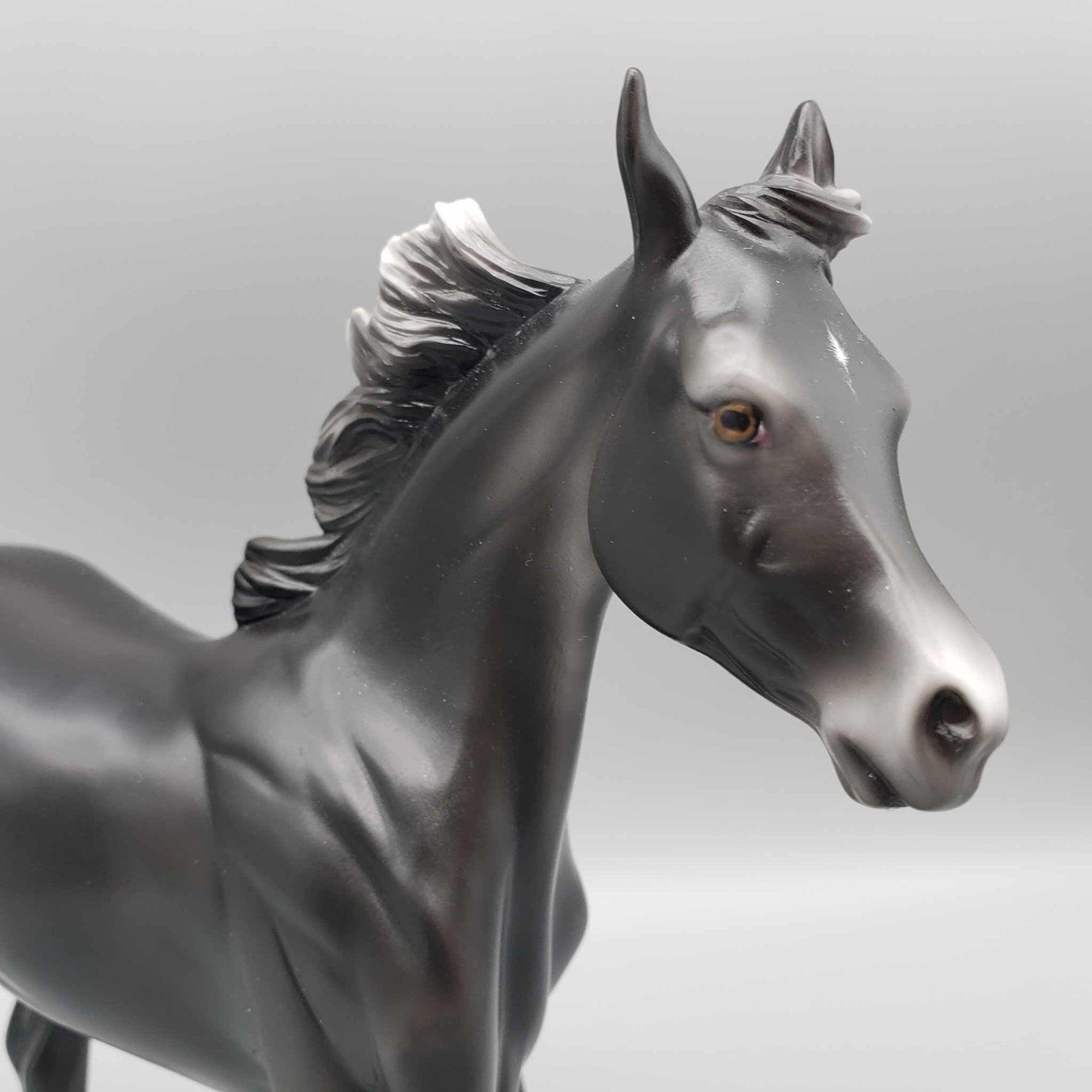 Waxing Crescent OOAK Steel Grey Yearling by Ellen Robbins Fall Into Autumn Random Drop Sale 9/23