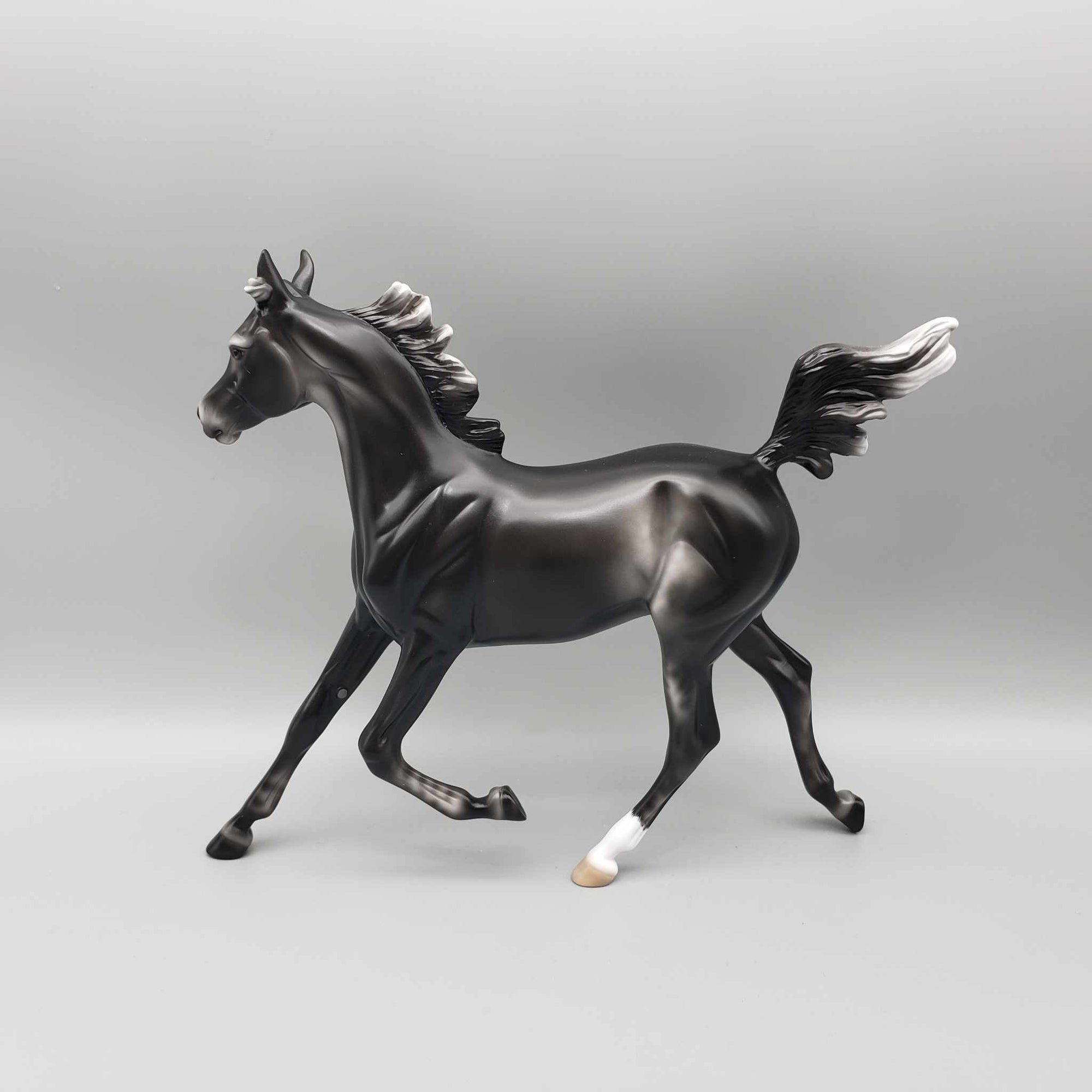 Waxing Crescent OOAK Steel Grey Yearling by Ellen Robbins Fall Into Autumn Random Drop Sale 9/23