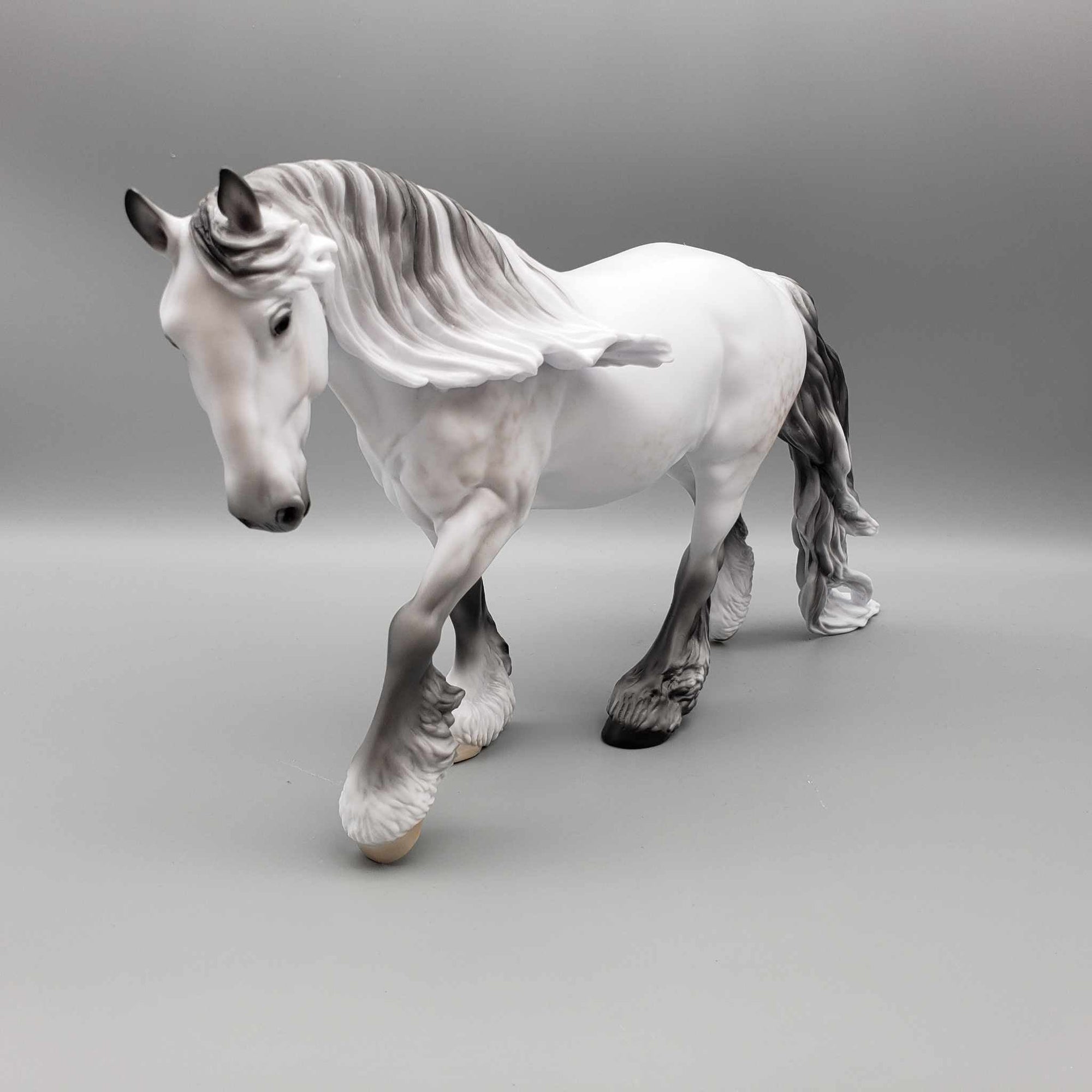 Moon Rover OOAK Dappled Grey Irish Cob By Ellen Robbins Best Offers 10/02/23