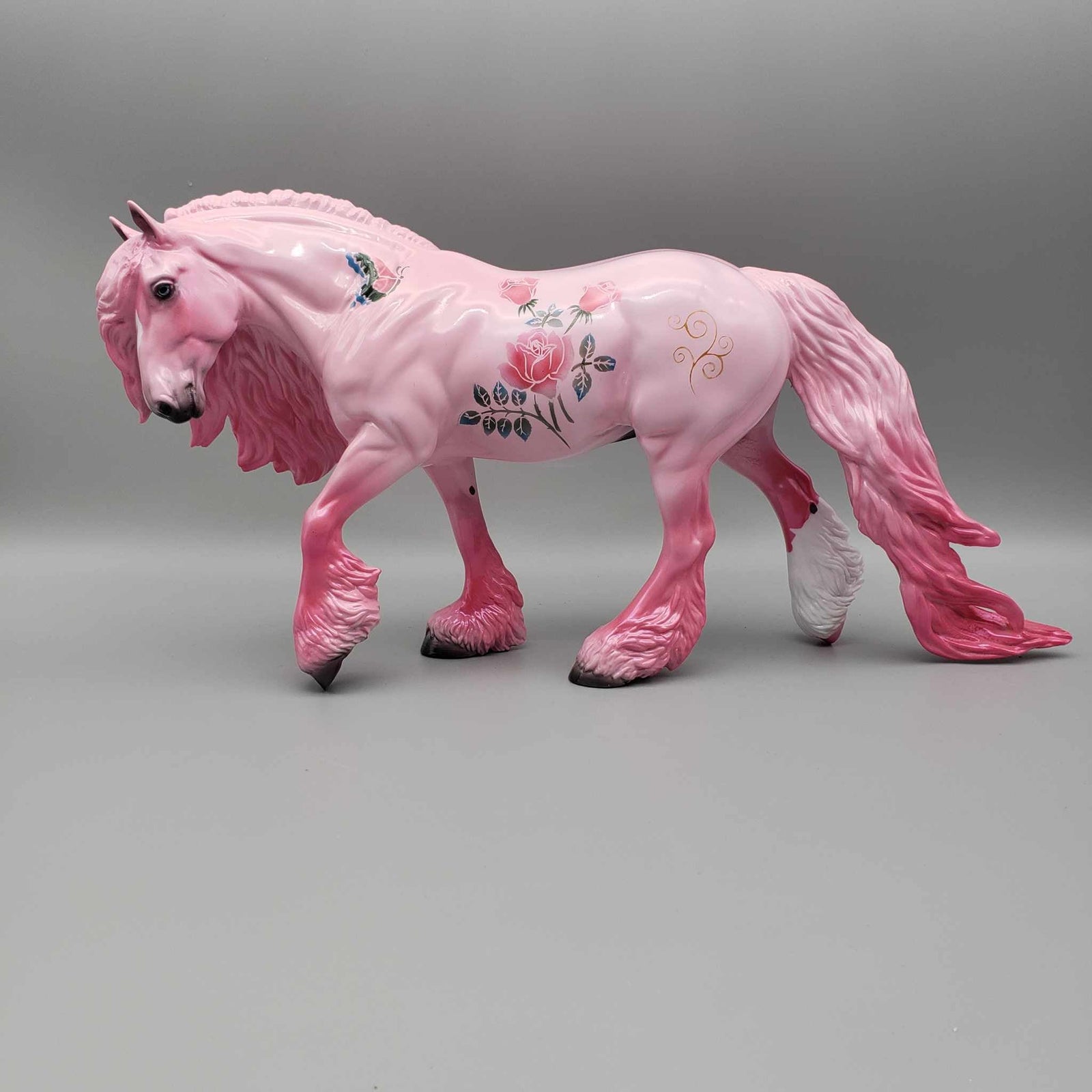 Pynk OOAK Roses, Butterfly and Pink Deco Irish Cob By Dawn Quick Fall Into Autumn Random Drop Sale 9/23