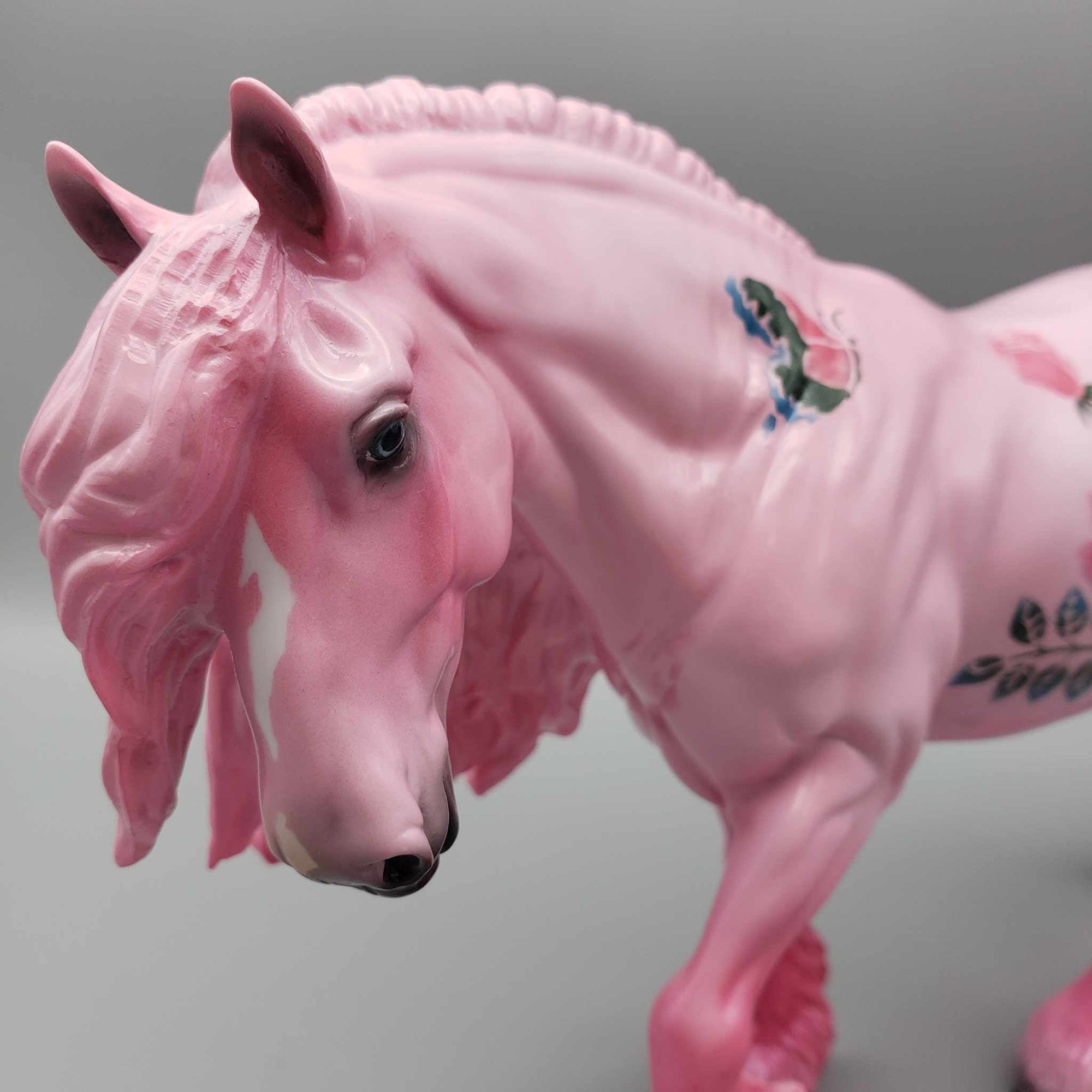 Pynk OOAK Roses, Butterfly and Pink Deco Irish Cob By Dawn Quick Fall Into Autumn Random Drop Sale 9/23